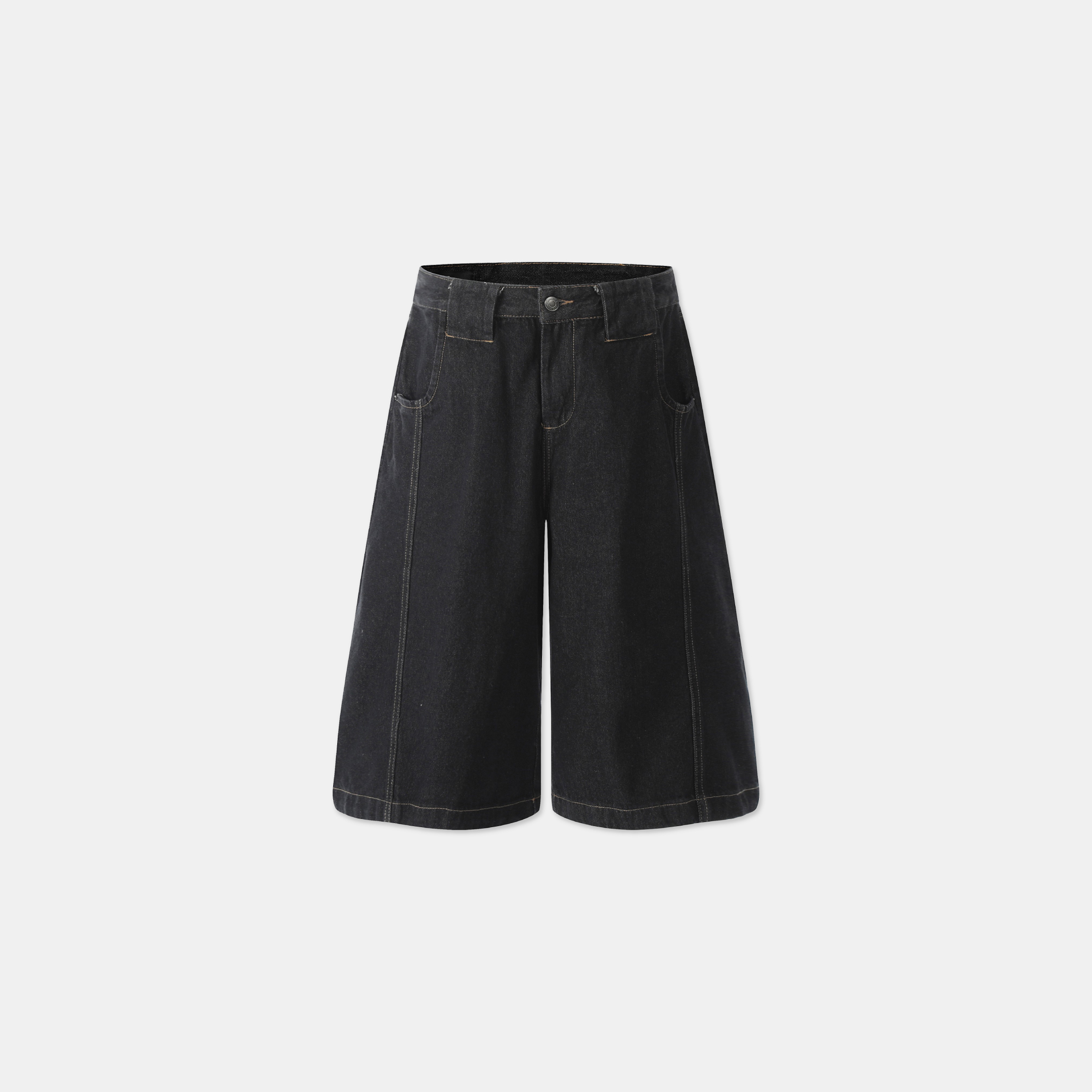 【最後一件】ACR Vintage 明線 彎刀 廓型 七分 牛仔褲