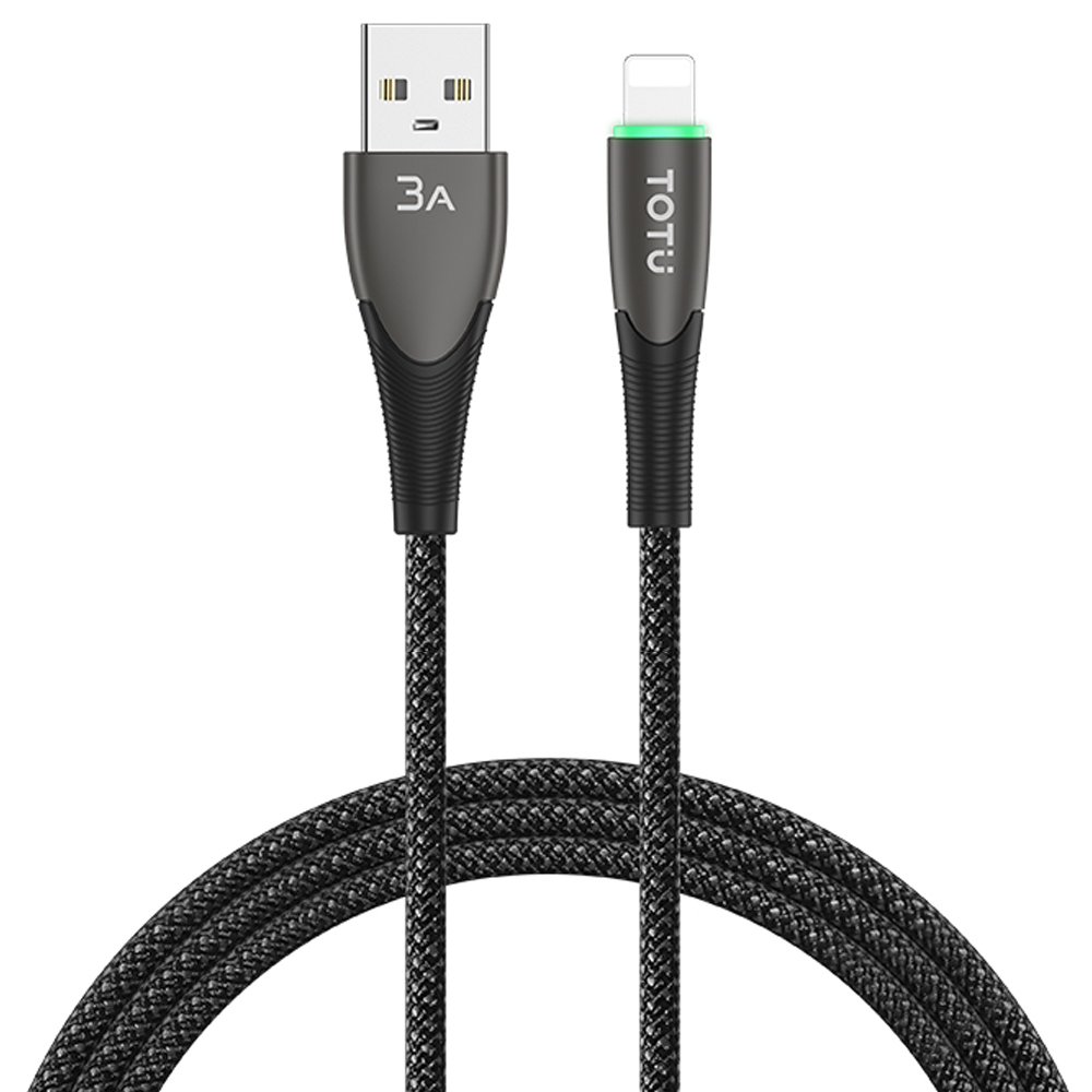 TOTU 拓途 智能斷電 Lightning/iPhone充電線傳輸線快充線 Shine系列 1.2M