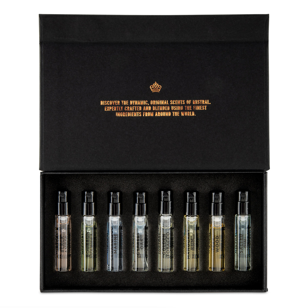 美國 Mistral - 男士迷你香水禮盒（8款 / 試管小香水組）