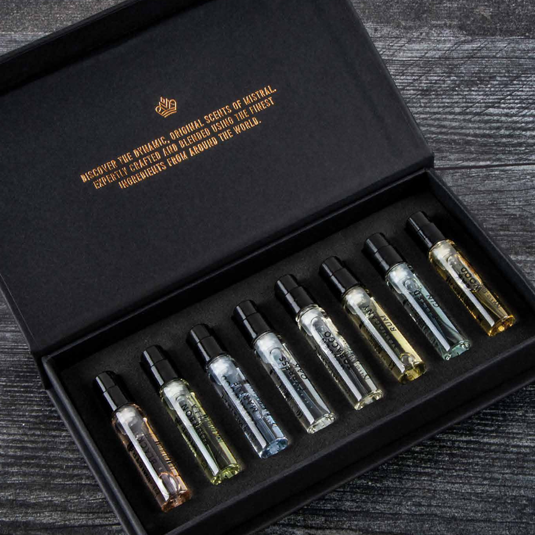 美國 Mistral - 男士迷你香水禮盒（8款 / 試管小香水組）