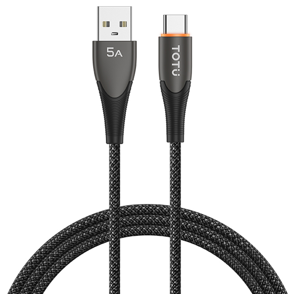 TOTU 拓途 智能斷電 Type-C充電線傳輸線快充線 QC4.0 LED呼吸燈  Shine系列 1.2M