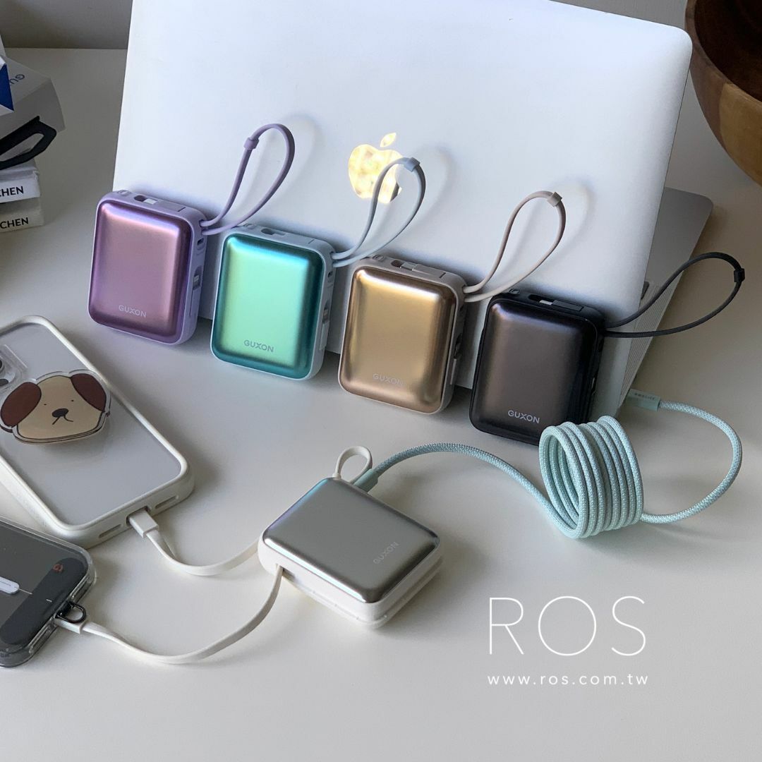 GUXON 巧方塊雙線行動電源 10000mAh(5colors)