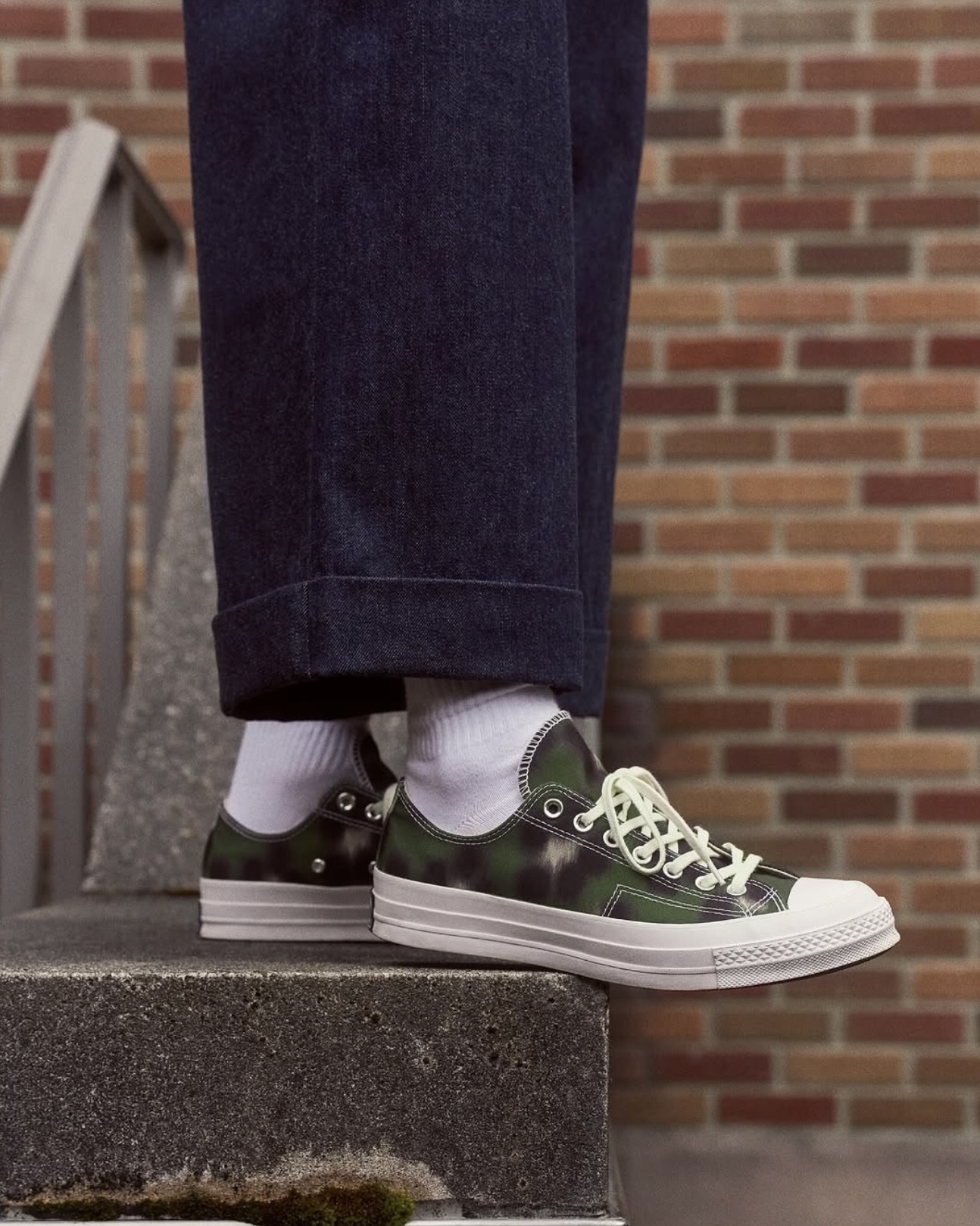 【Focus Store】預購 Kenzo x Converse Chuck 70 Low "Cypress Black White" 草綠 A16291C