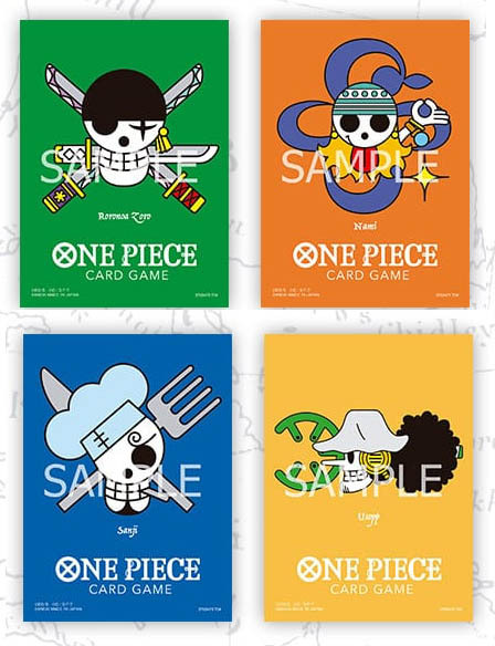 One Piece卡牌遊戲 豪華啞光限定卡套 第二彈 烏索普&山治&娜美&卓洛  [冠軍錦標賽2024限定]