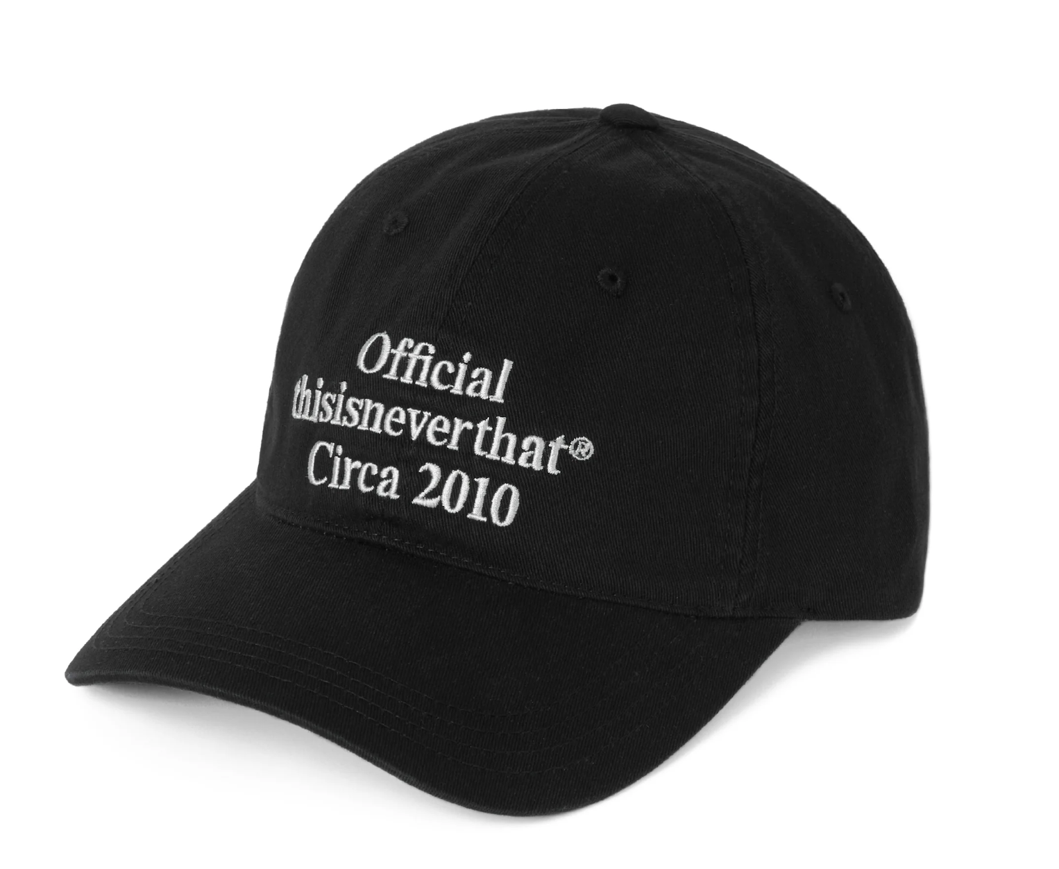 Thisisneverthat Times Cap- Black