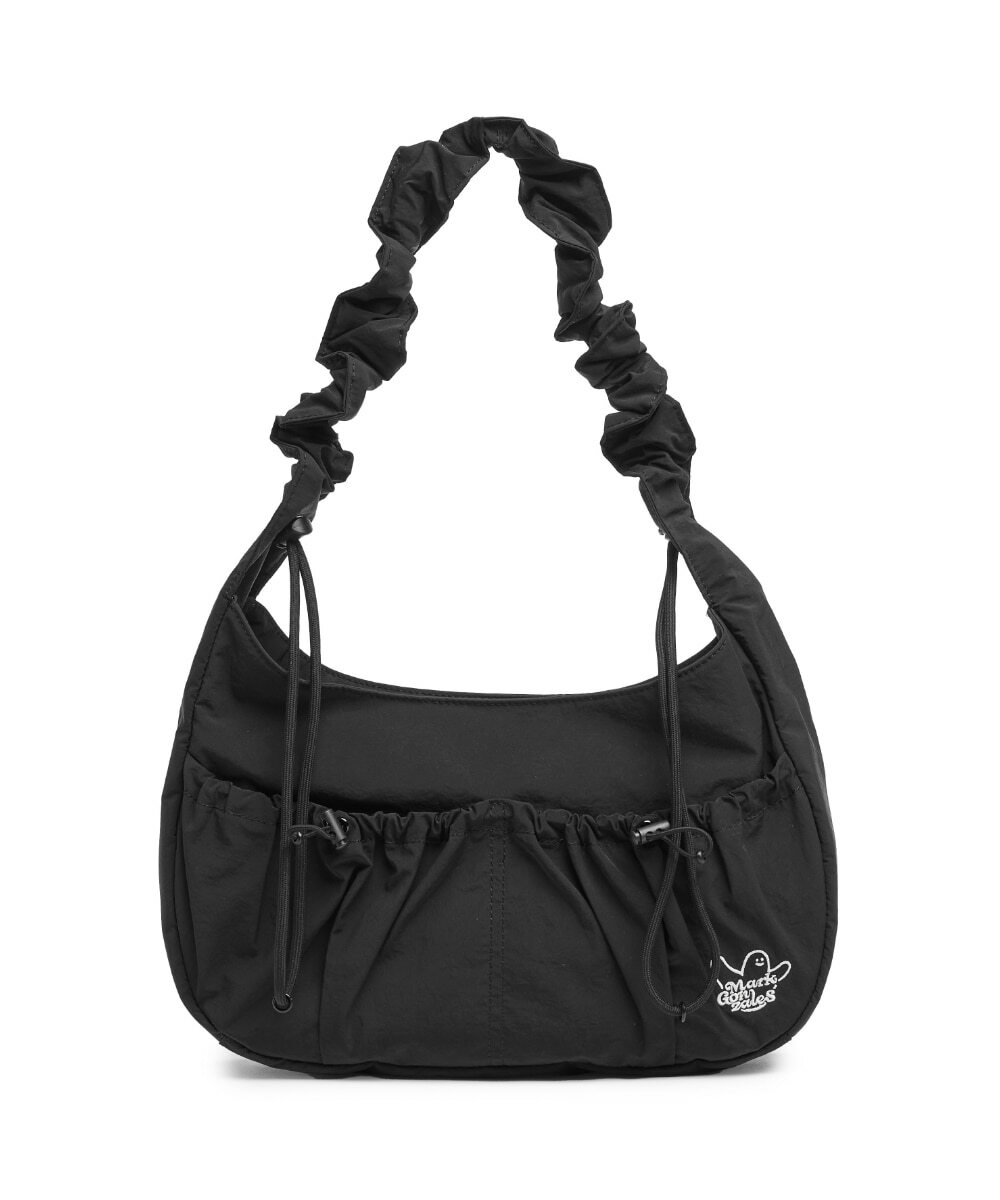 小天使娃娃HOBO 斜背包 mark gonzales 刺繡 二色 經典黑 天空藍 Z255ACR060