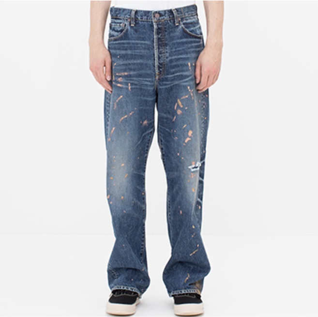パンツ Visvim SS Denim EX Wide Damaged 32x30 Visvim SS Denim EX Wide Damaged 32x30 Visvim
