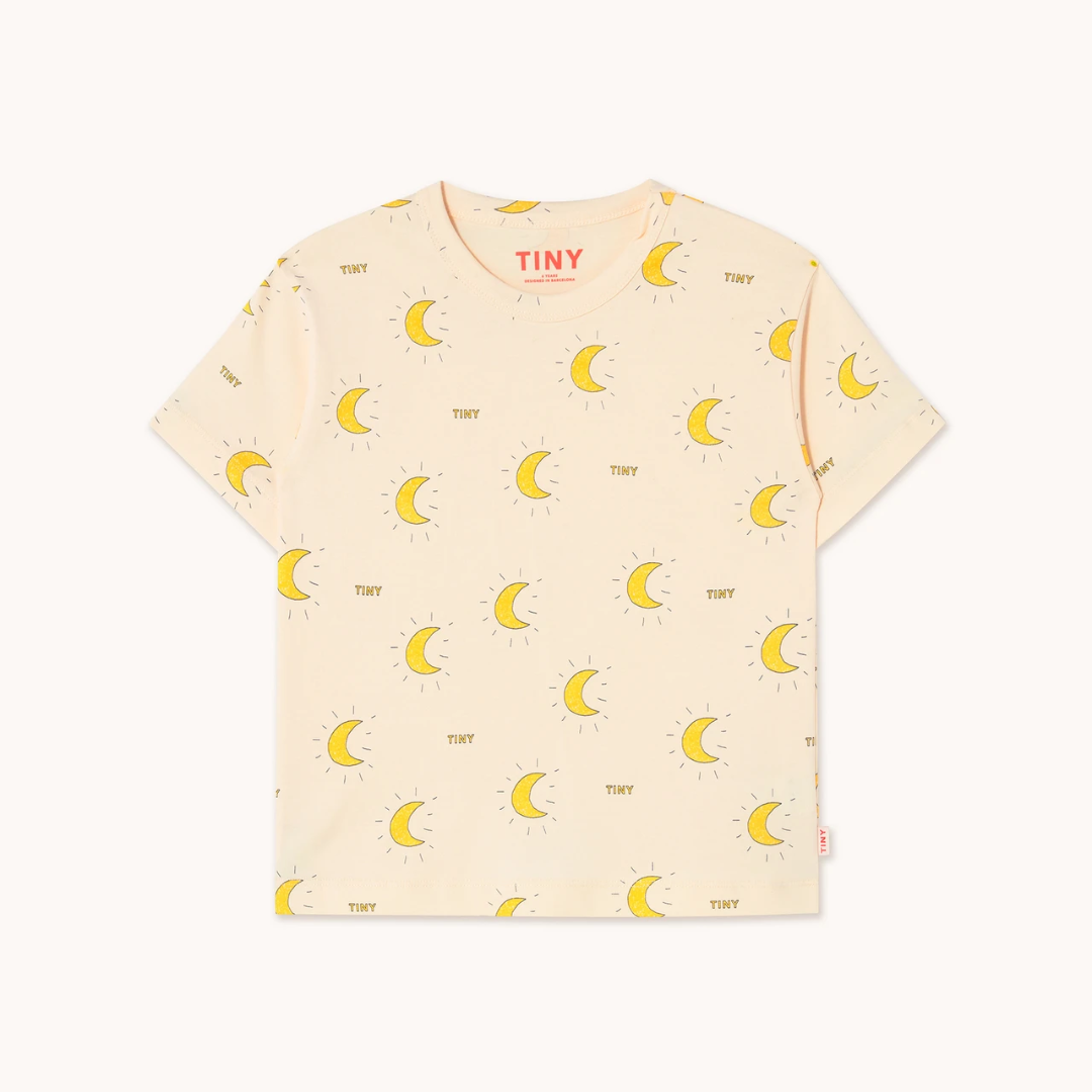 TINYCOTTONS│MIDNIGHT SUN TEE有機棉午後陽光短T恤．Light cream