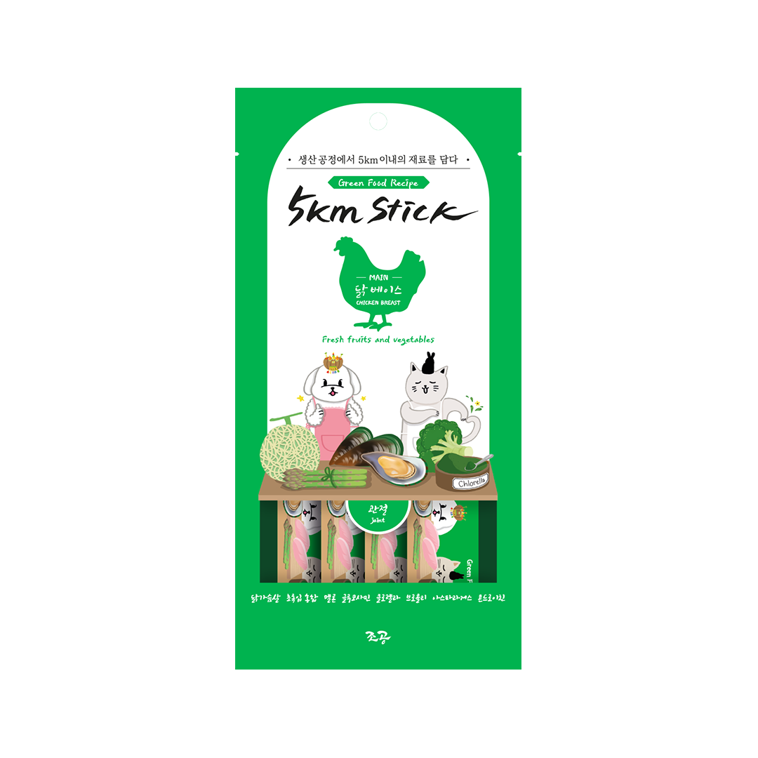 朝貢｜【5KM Stick】雞胸肉口味（骨關節）14g X4