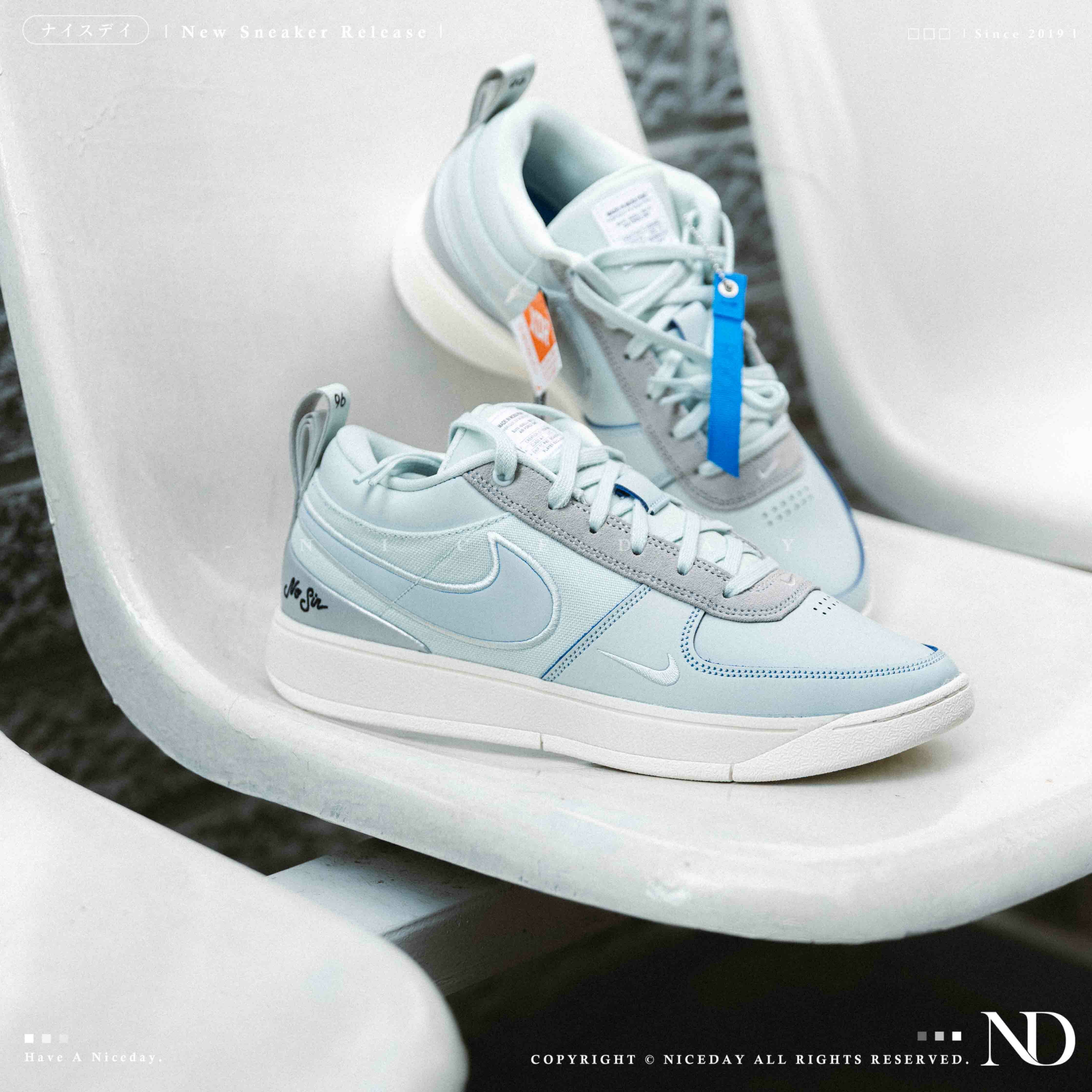 NICEDAY 現貨 Nike Book 1 EP Moss Point 灰藍 藍色 淺藍 簽名 男鞋 籃球鞋 IH0891-001