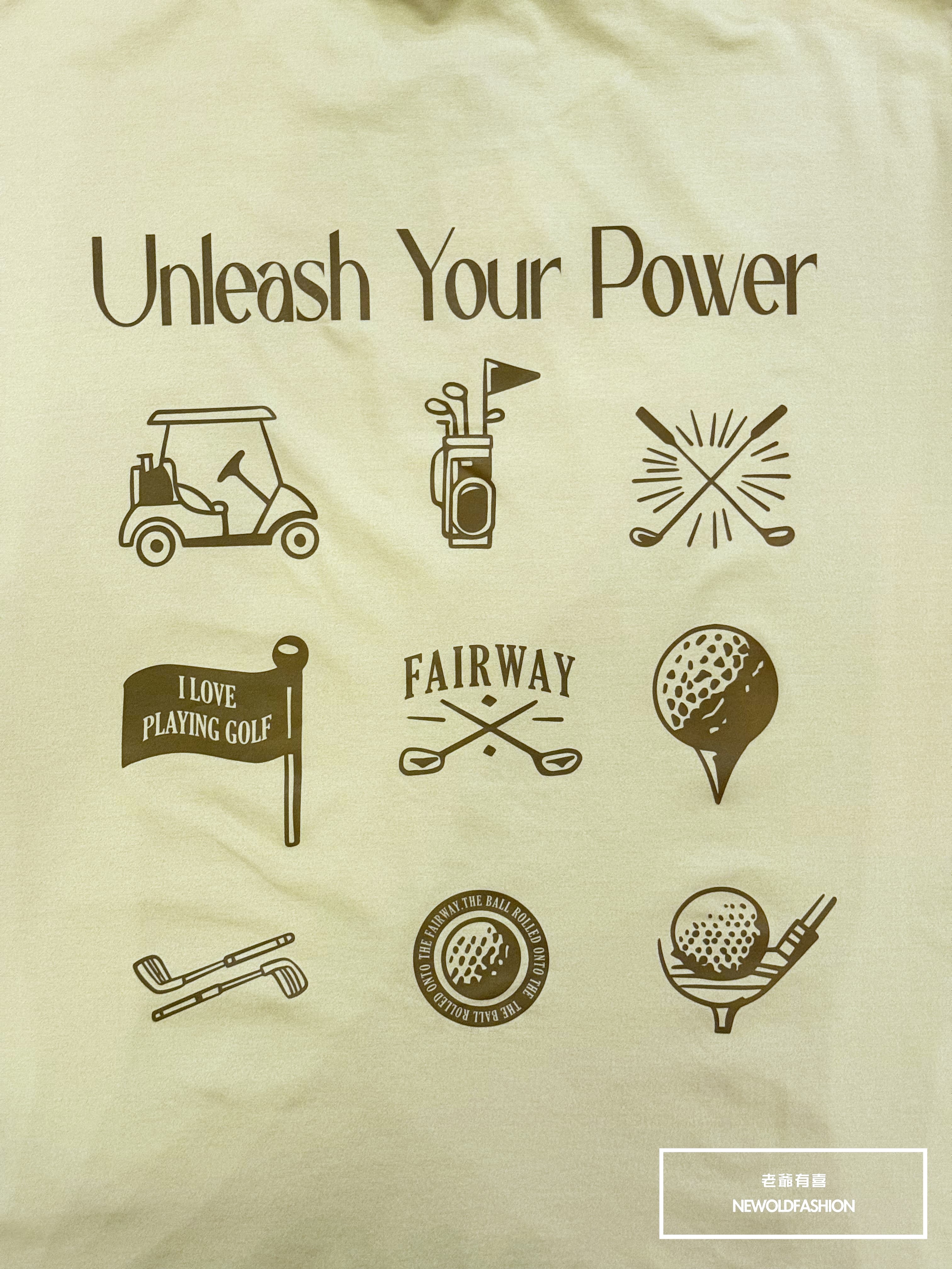 『新品上市』重磅POWER小圖示短T(NOF25038148)-黃