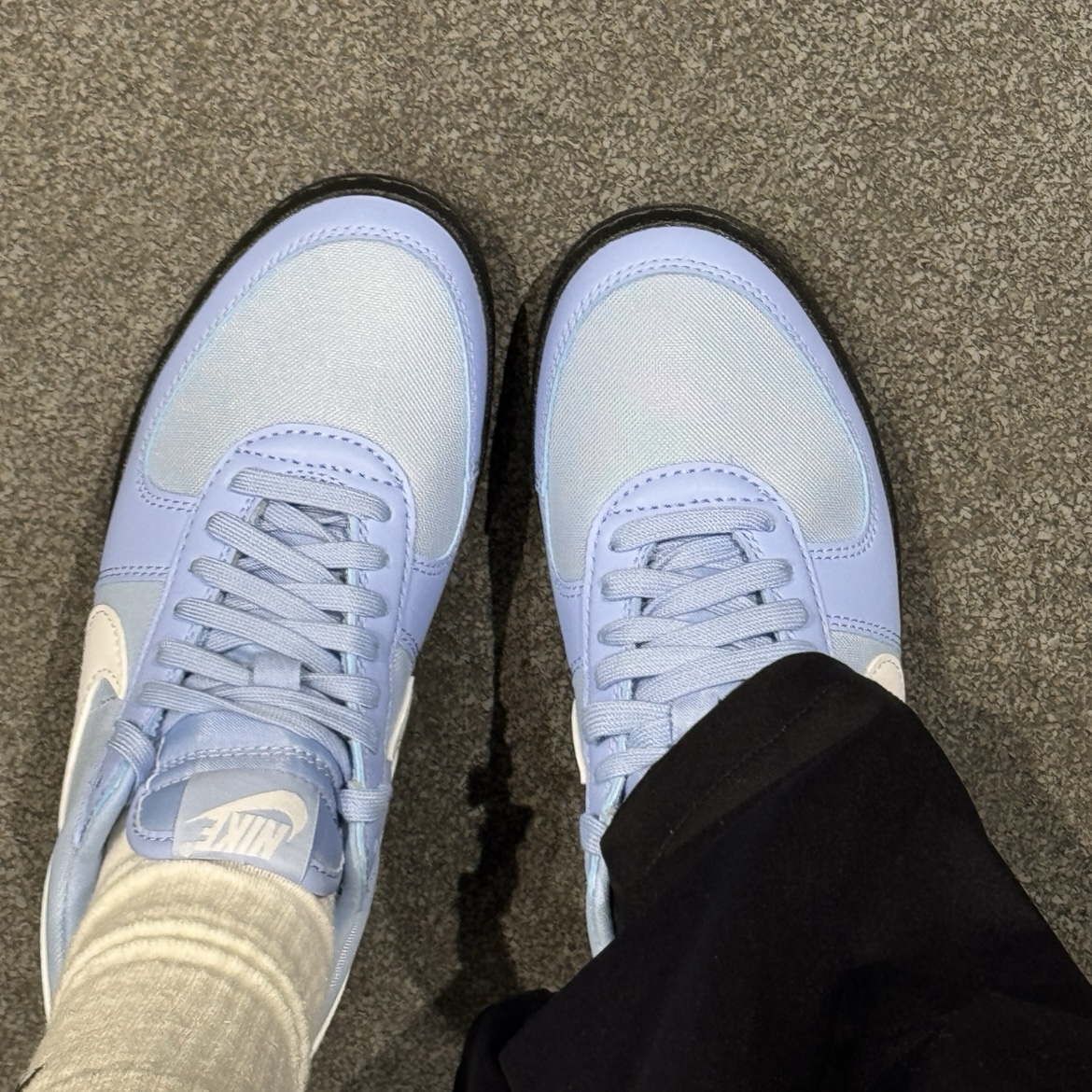 Nike Field General 白藍 天空藍 復古 焦糖底 低筒休閒鞋