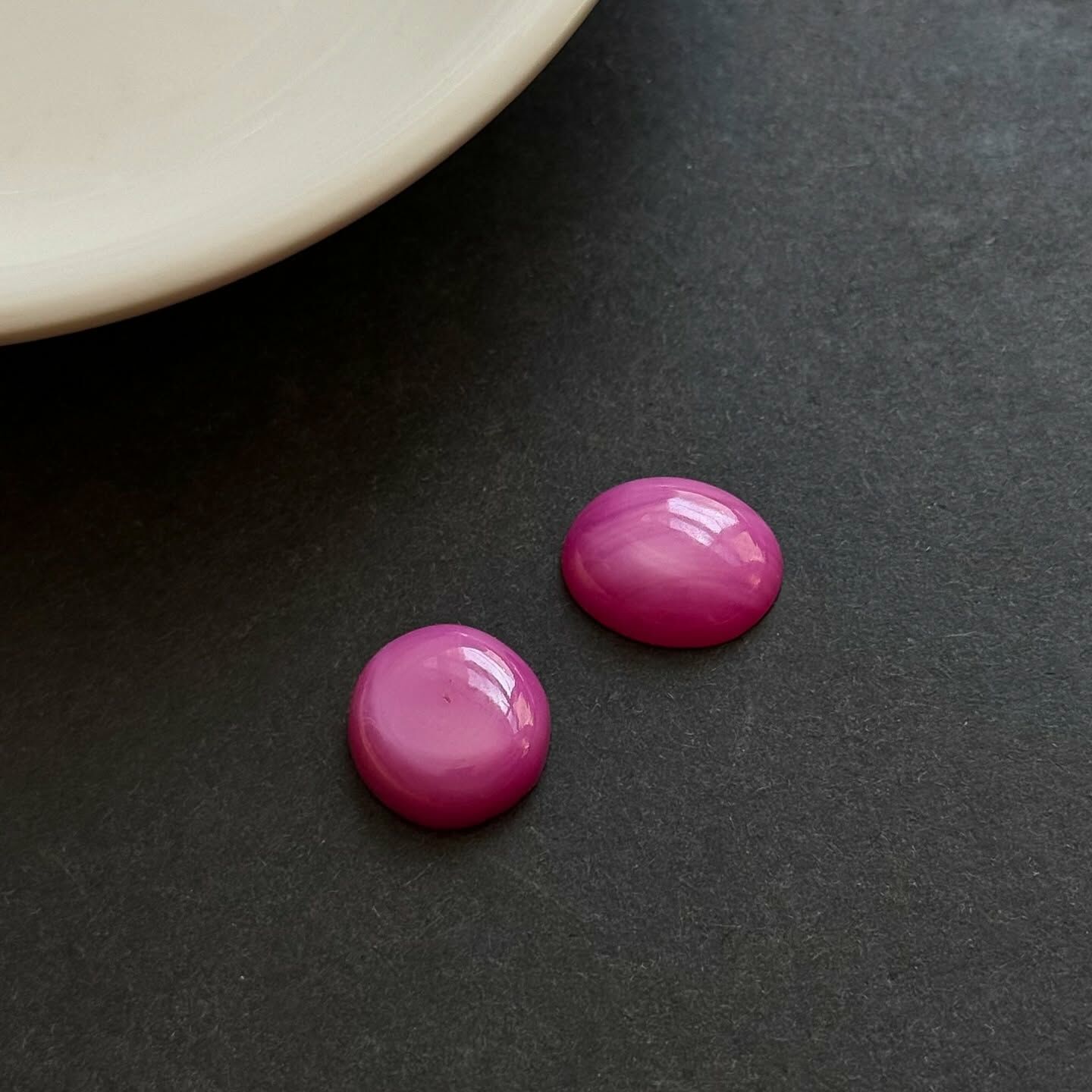 [原石] 星光粉紅紅寶石 水晶蛋面