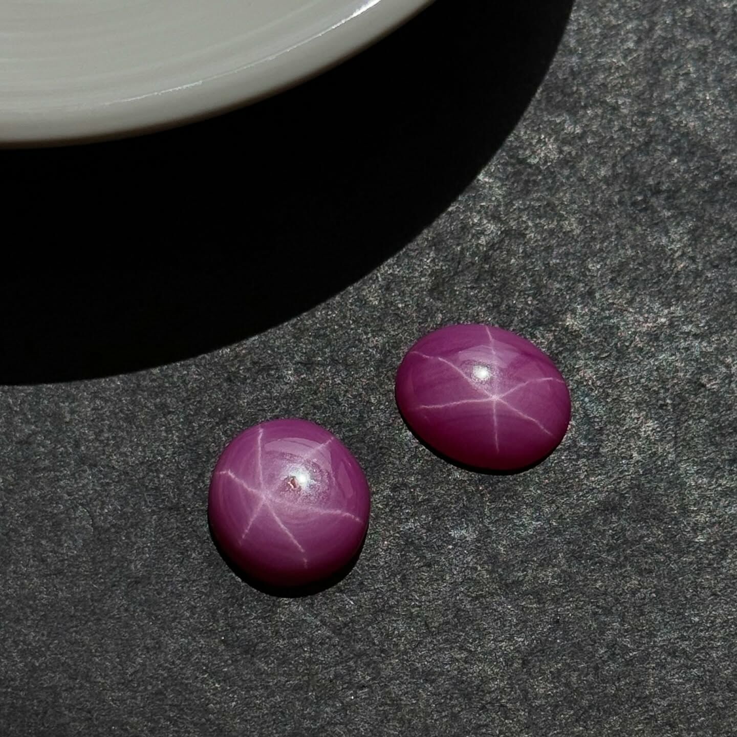 [原石] 星光粉紅紅寶石 水晶蛋面