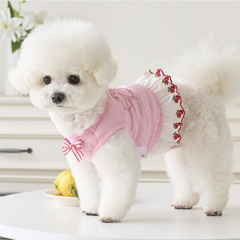 Love涼感愛兔子櫻桃上衣裙Love Rabbit TS- It’s sunny outside