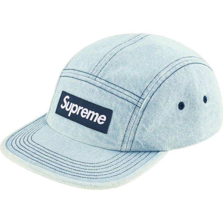 現貨┃Supreme 25ss Denim Camp Cap 丹寧水洗五分割帽