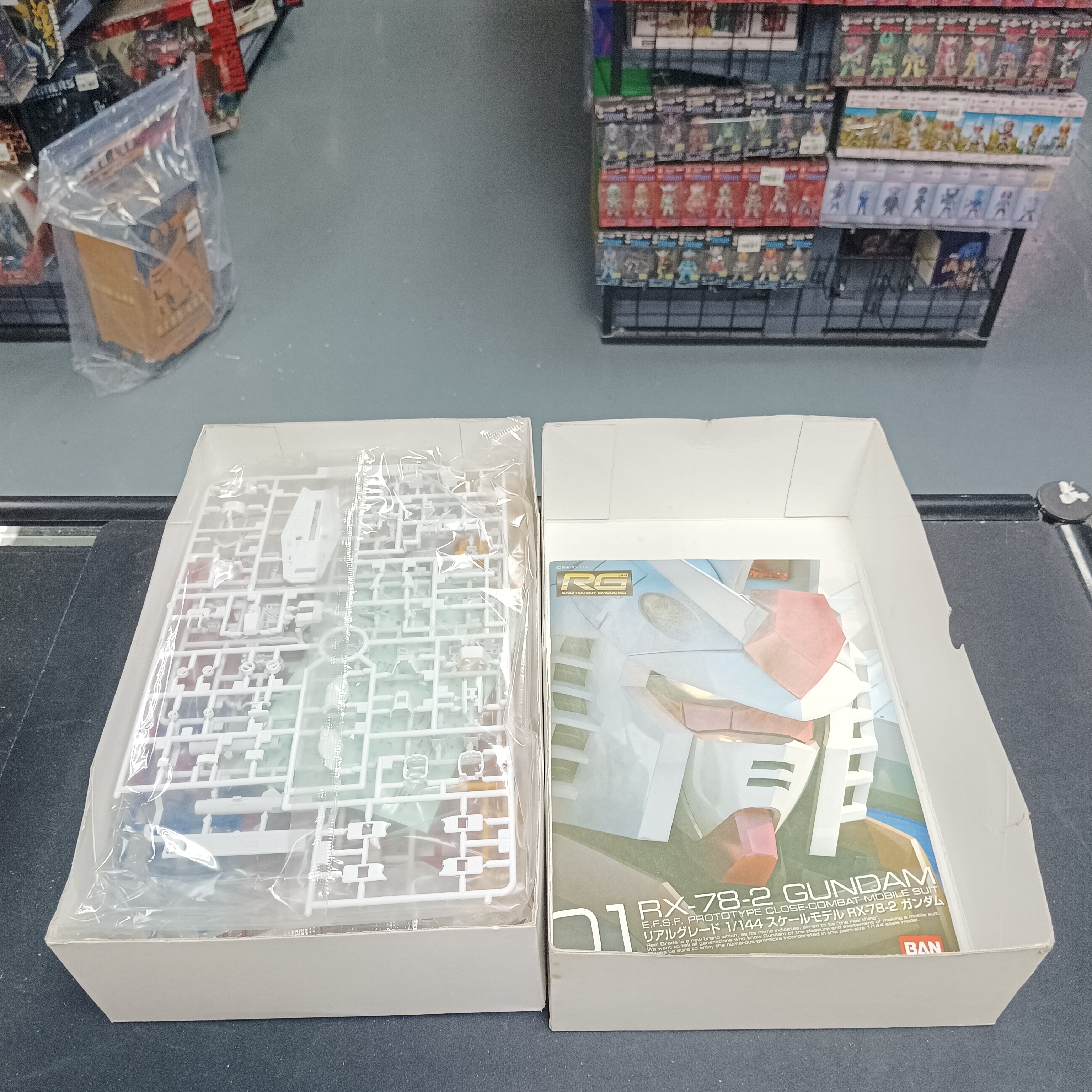 寄賣-GUNDAM-RG rx78-2 白盒