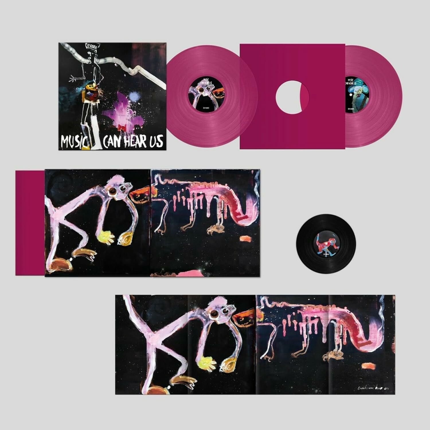 DJ Koze《Music Can Hear Us》（限量Deluxe彩膠2LP + 7" + 海報）