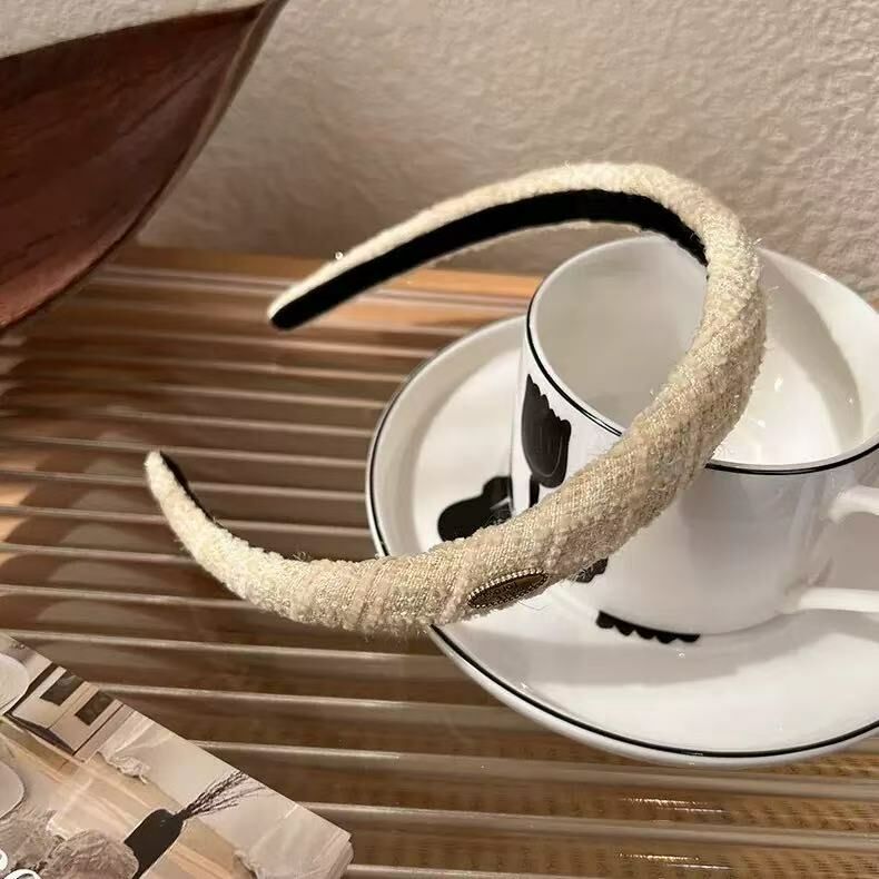 K64金標毛呢針織細版髮箍