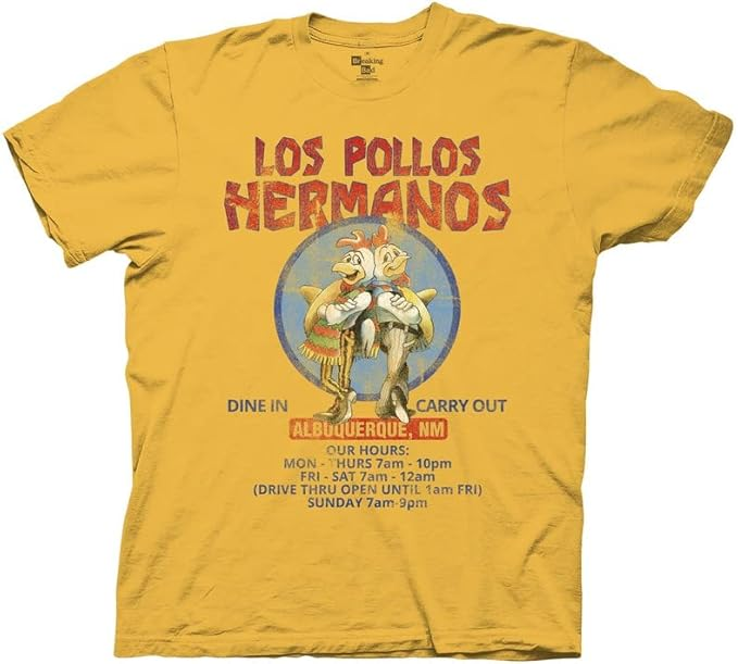 Los Pollos Hermanos 官方聯名多炸雞短T / Breaking Bad 絕命毒師
