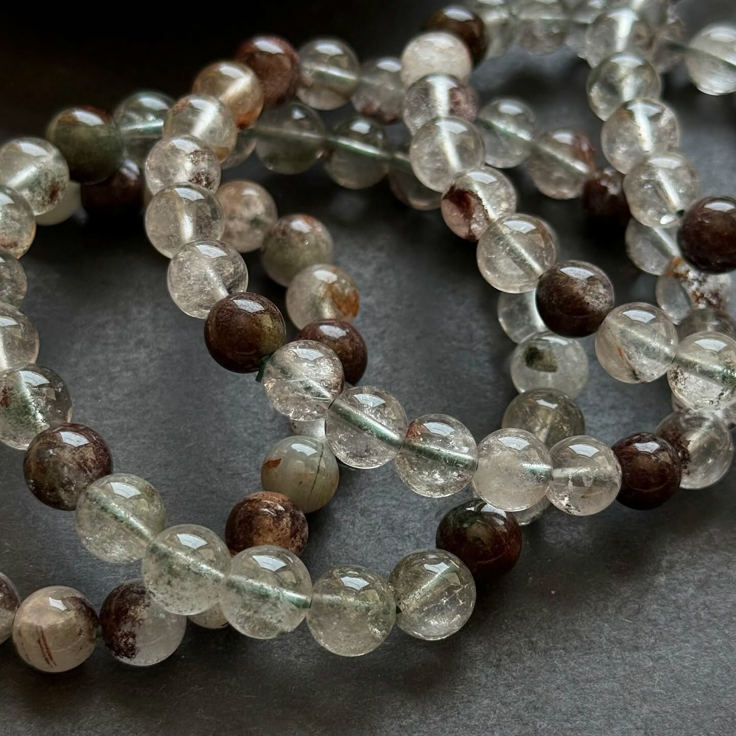 [原石] 幽靈水晶 水晶手串