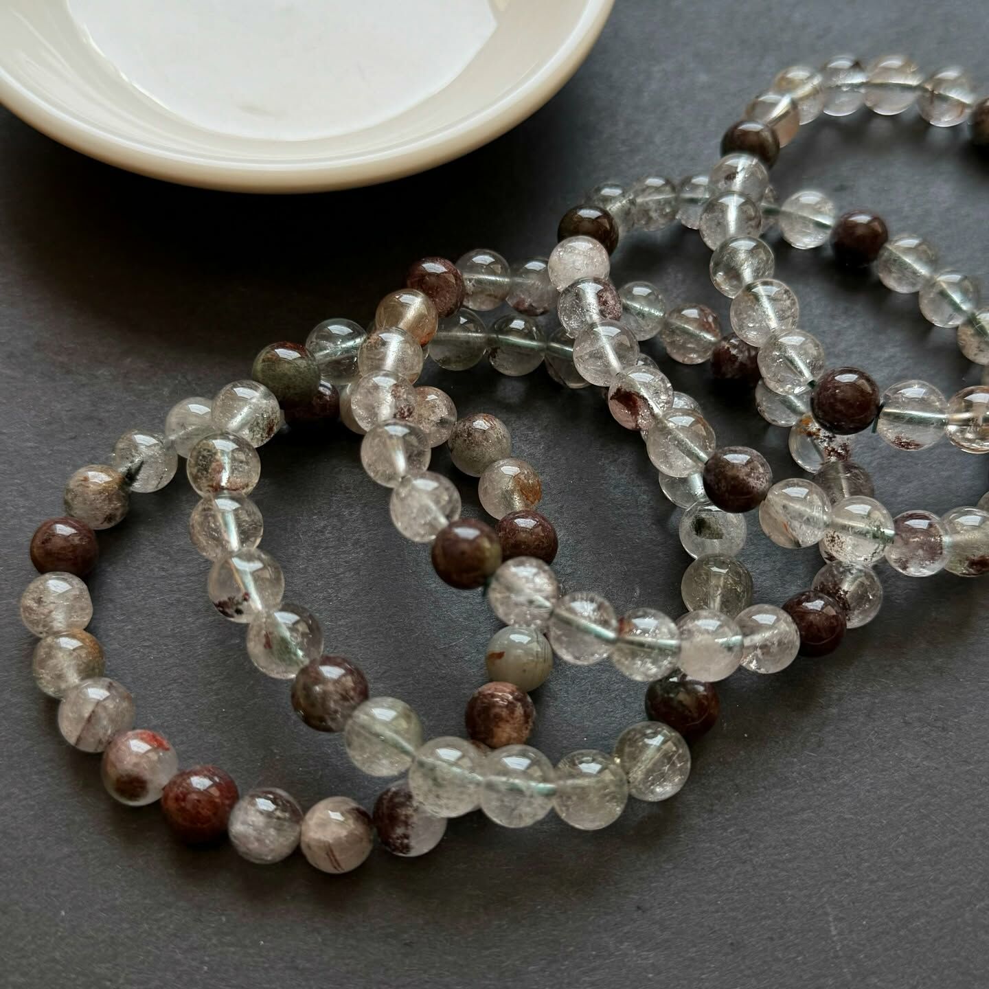 [原石] 幽靈水晶 水晶手串