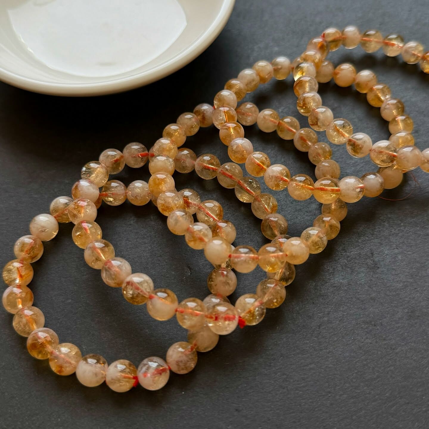 [原石] 黃水晶 水晶手串