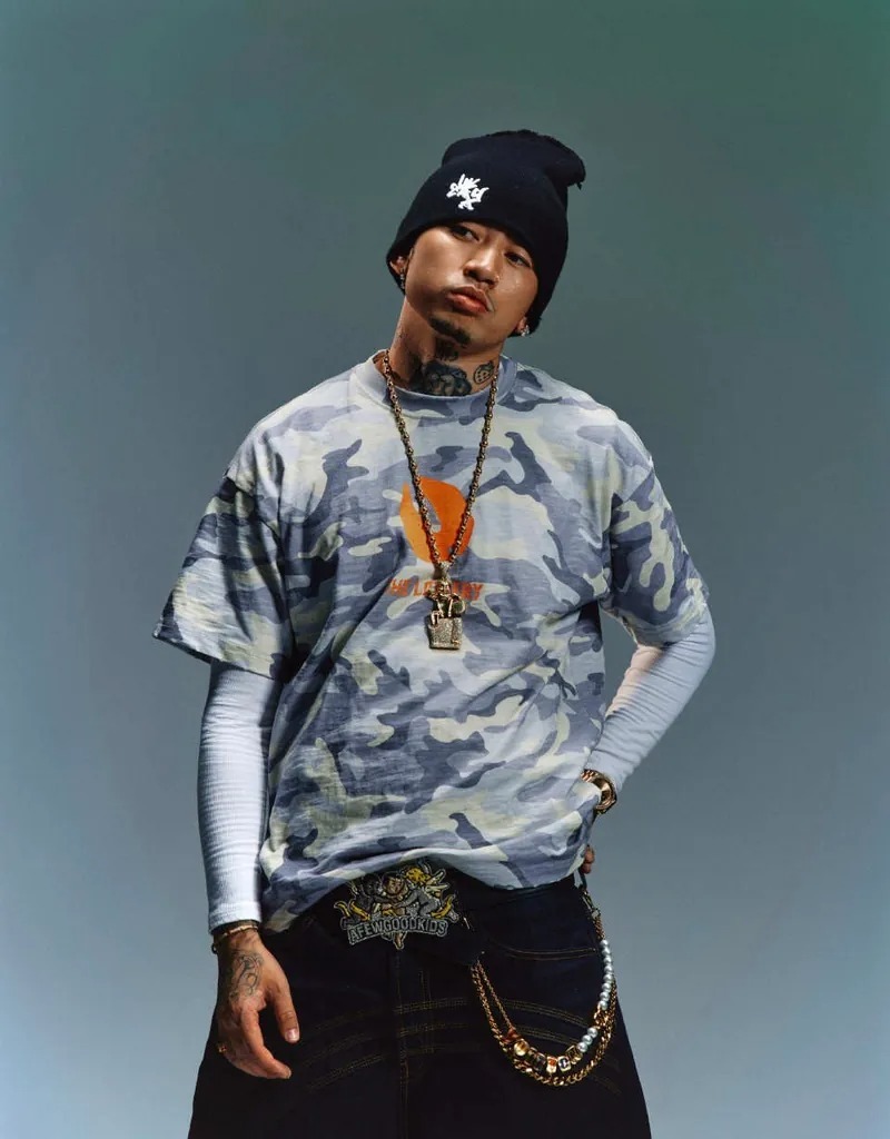 AFGK x 樂透人生 馬師專輯周邊 馬師著用款 牛蹄印  迷彩竹節棉 短T A FEW GOOD KIDS