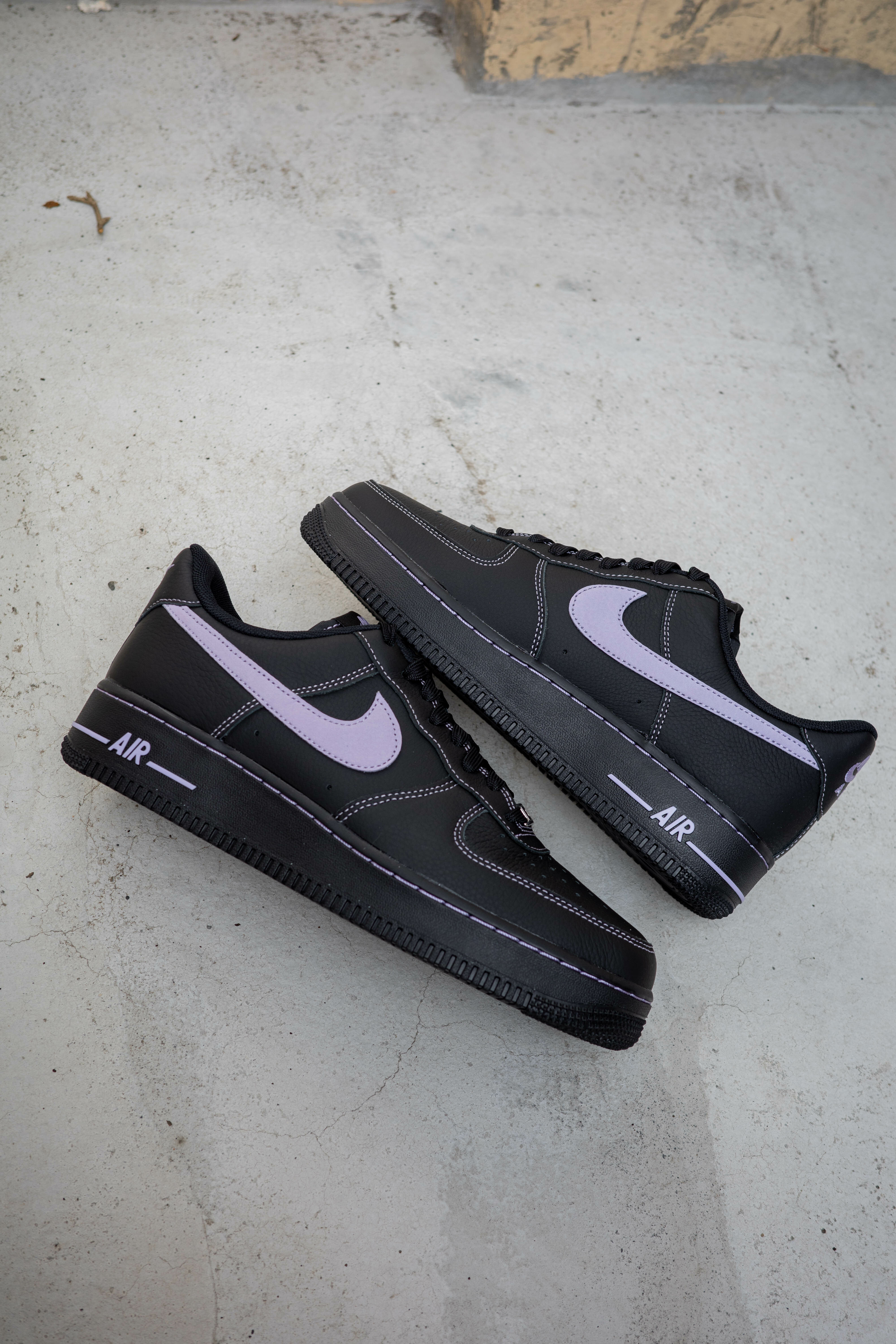 Nike Air Force 1 Low 紫縫線 紫羅蘭色 男鞋 hq2037-001