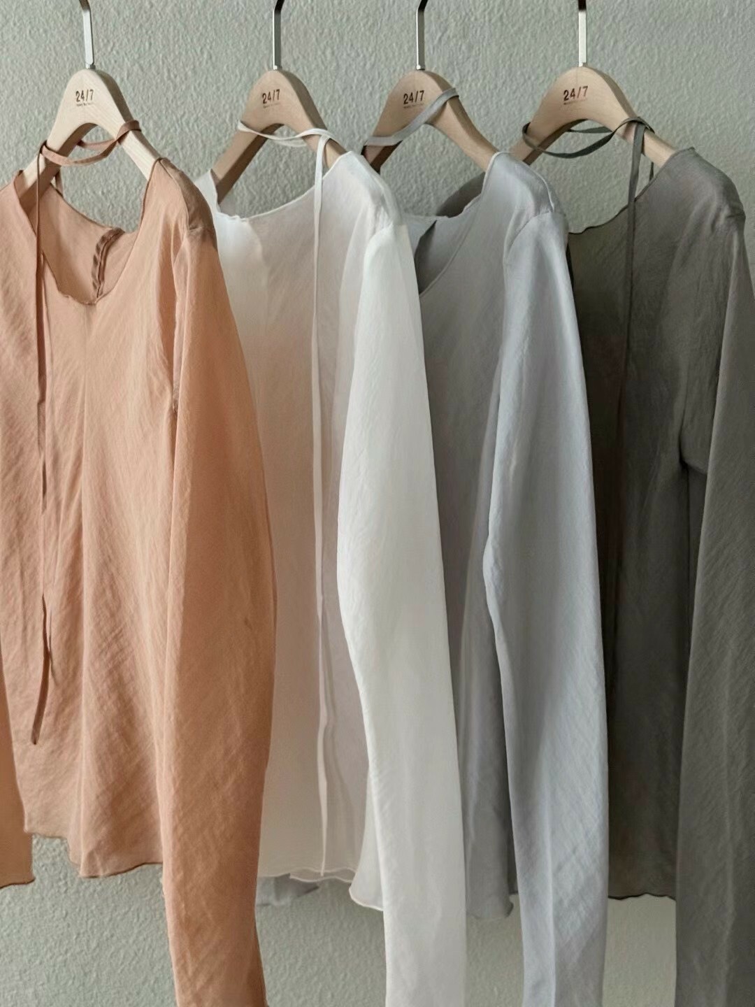 氣質綁繩微光上衣