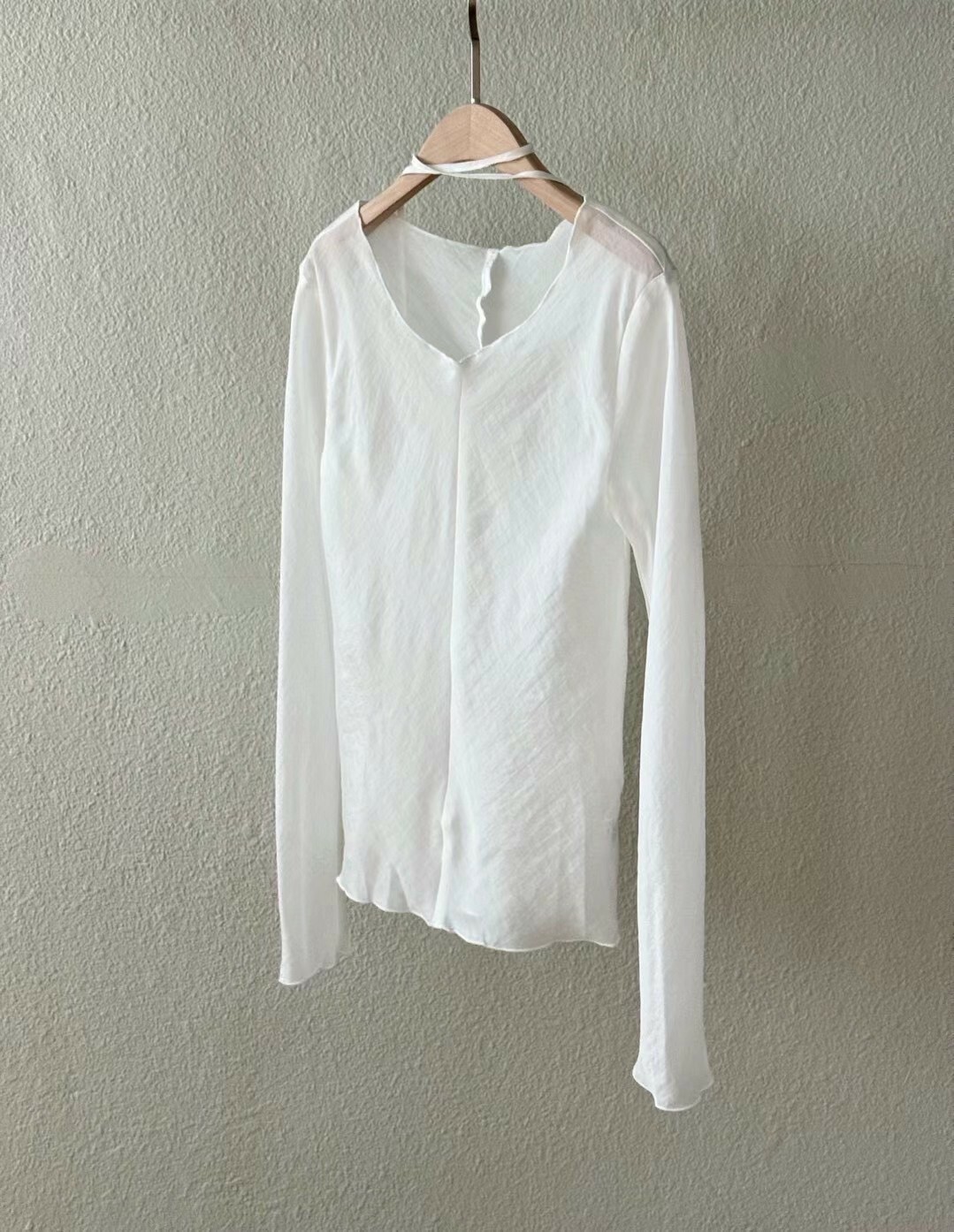 氣質綁繩微光上衣