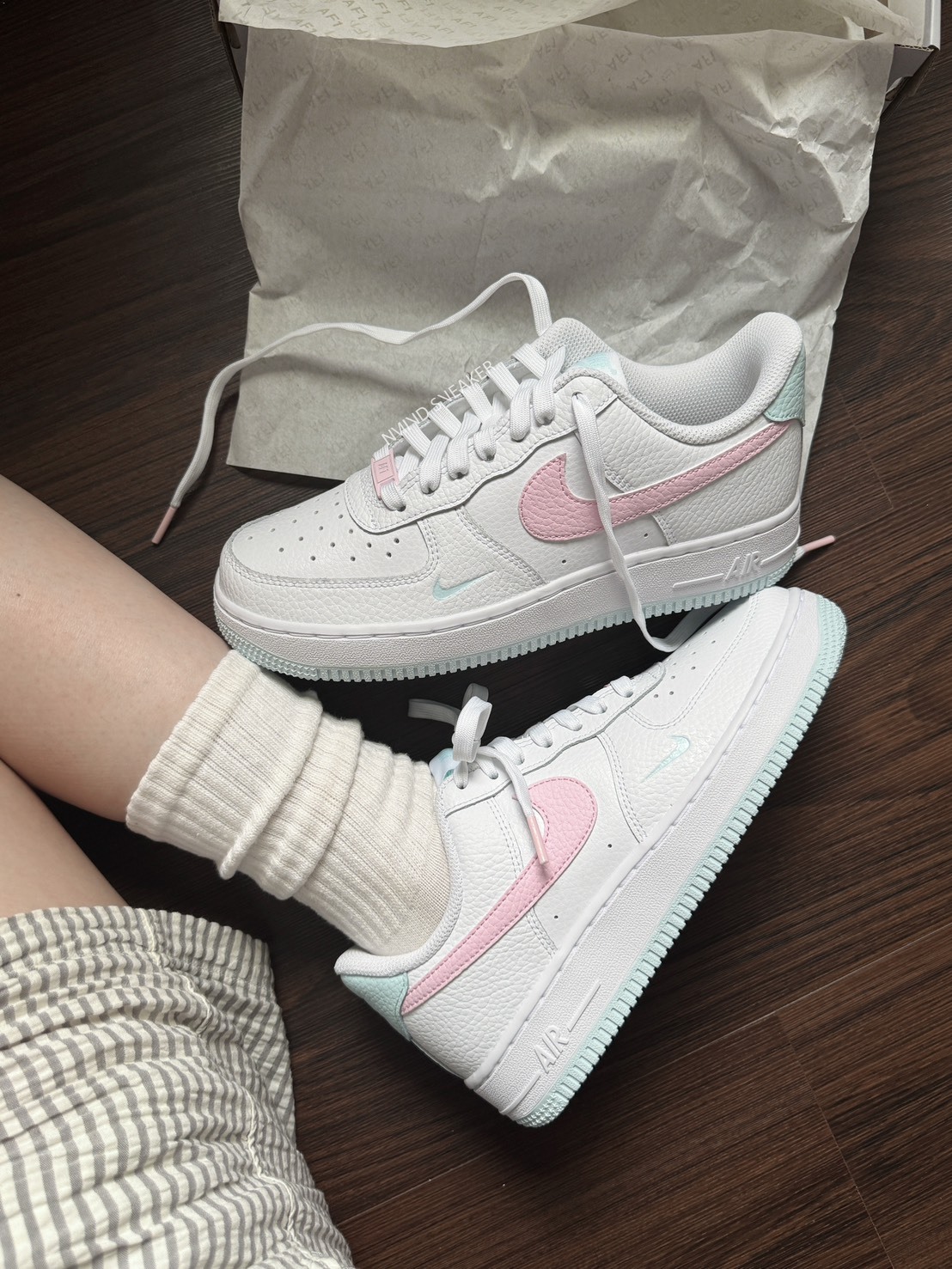 Nike Air Force 1 蜜桃泡泡