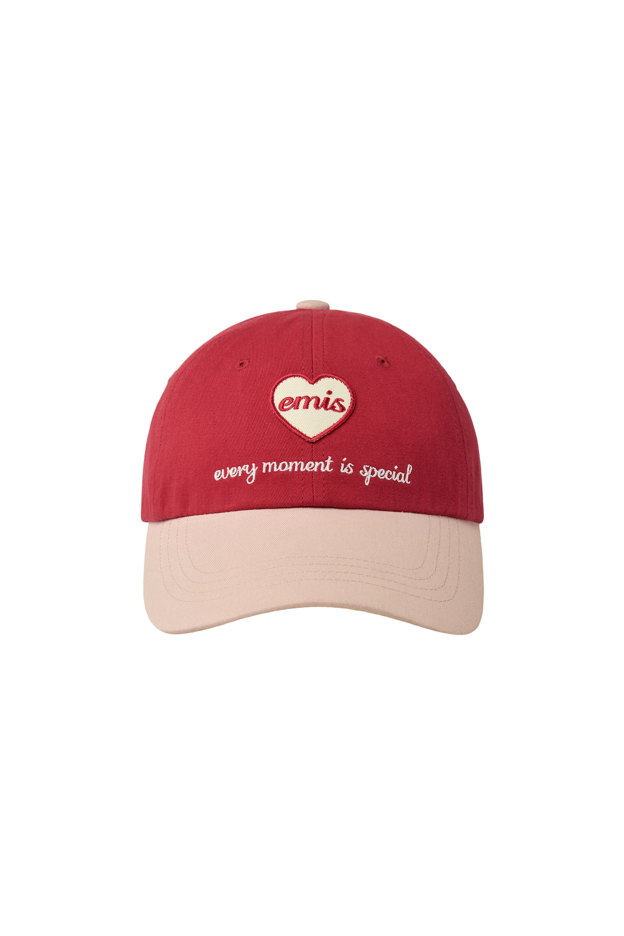 ★EMIS★ HEART WAPPEN TONE ON TONE BALL CAPKHAKI m1037_14286 HEART WAPPEN TONE ON TONE BALL CAP-KHAKI - EMIS