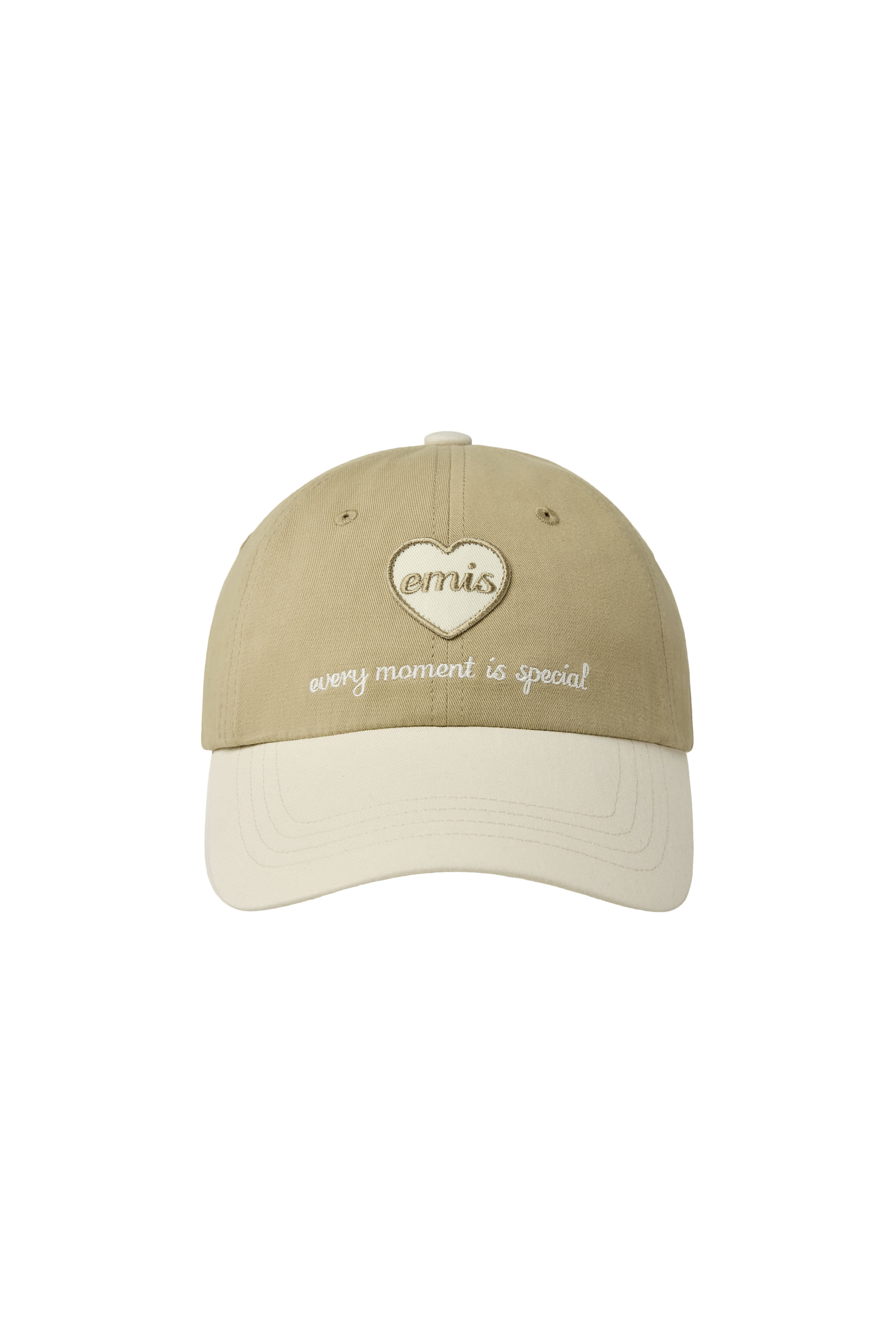 【emis】HEART WAPPEN TONE ON TONE BALL CAP_6colors emis HEART WAPPEN TONE ON TONE BALL CAP, NAVY (100