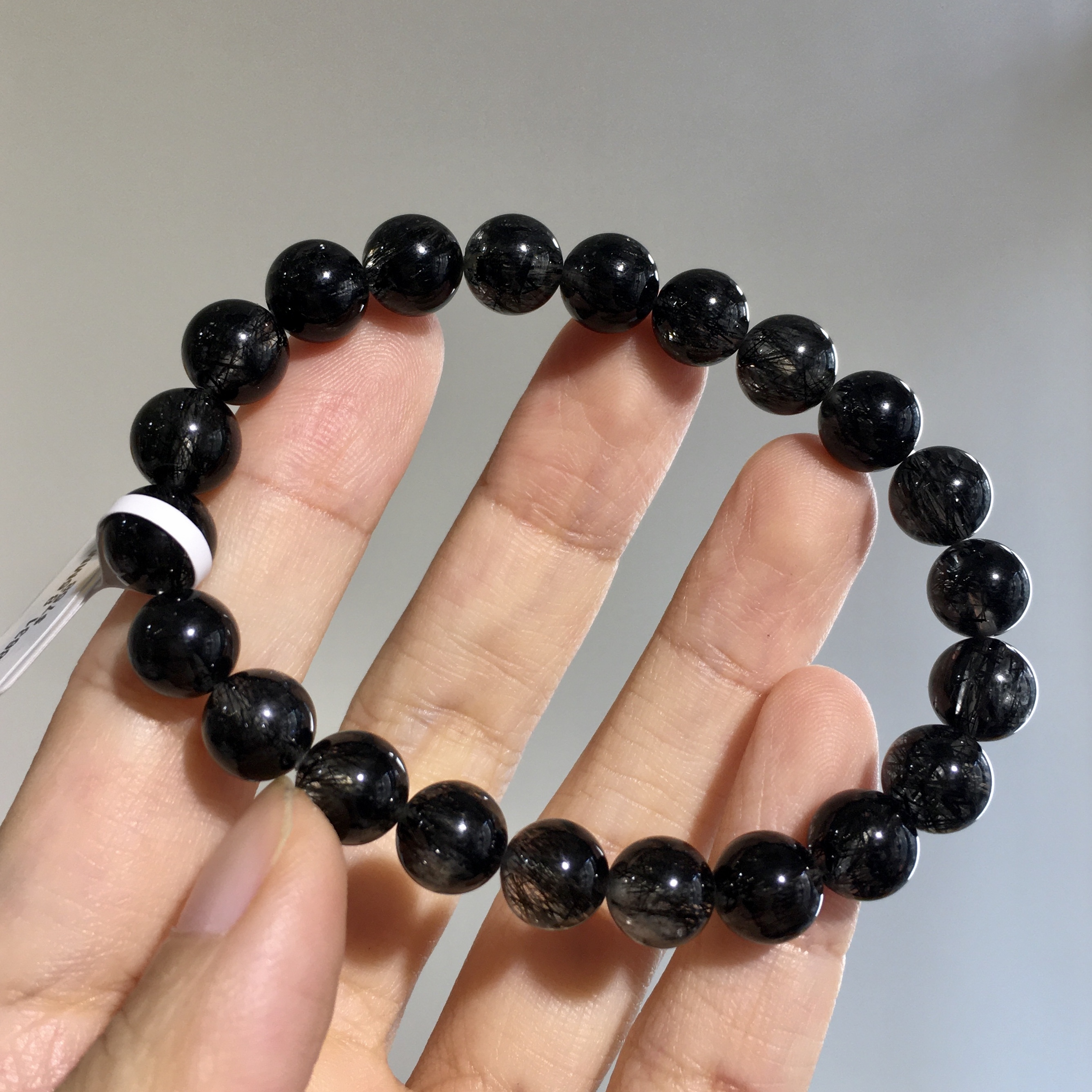 黑髮晶手串 28631 8.5mm