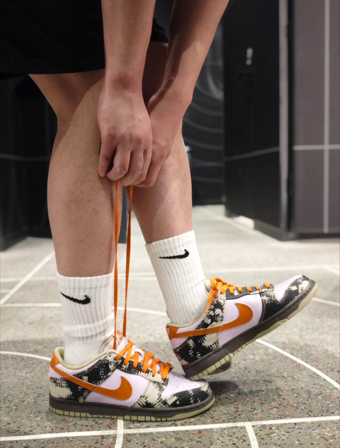 【逢甲 FUZZY】Nike Dunk Low "Digital Camo" 迷彩橘勾 IB2260-500
