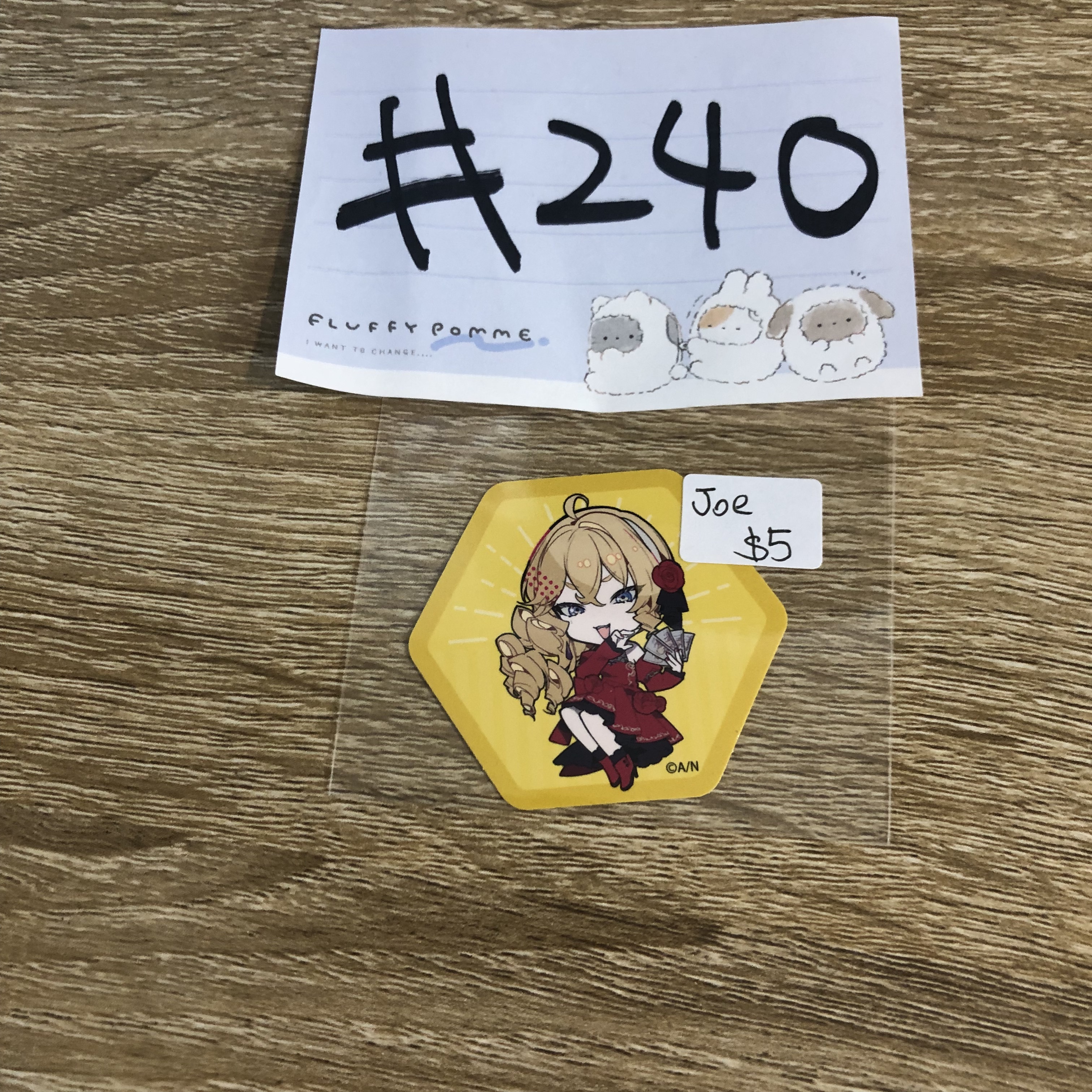 彩虹社 JOE 貼紙#240