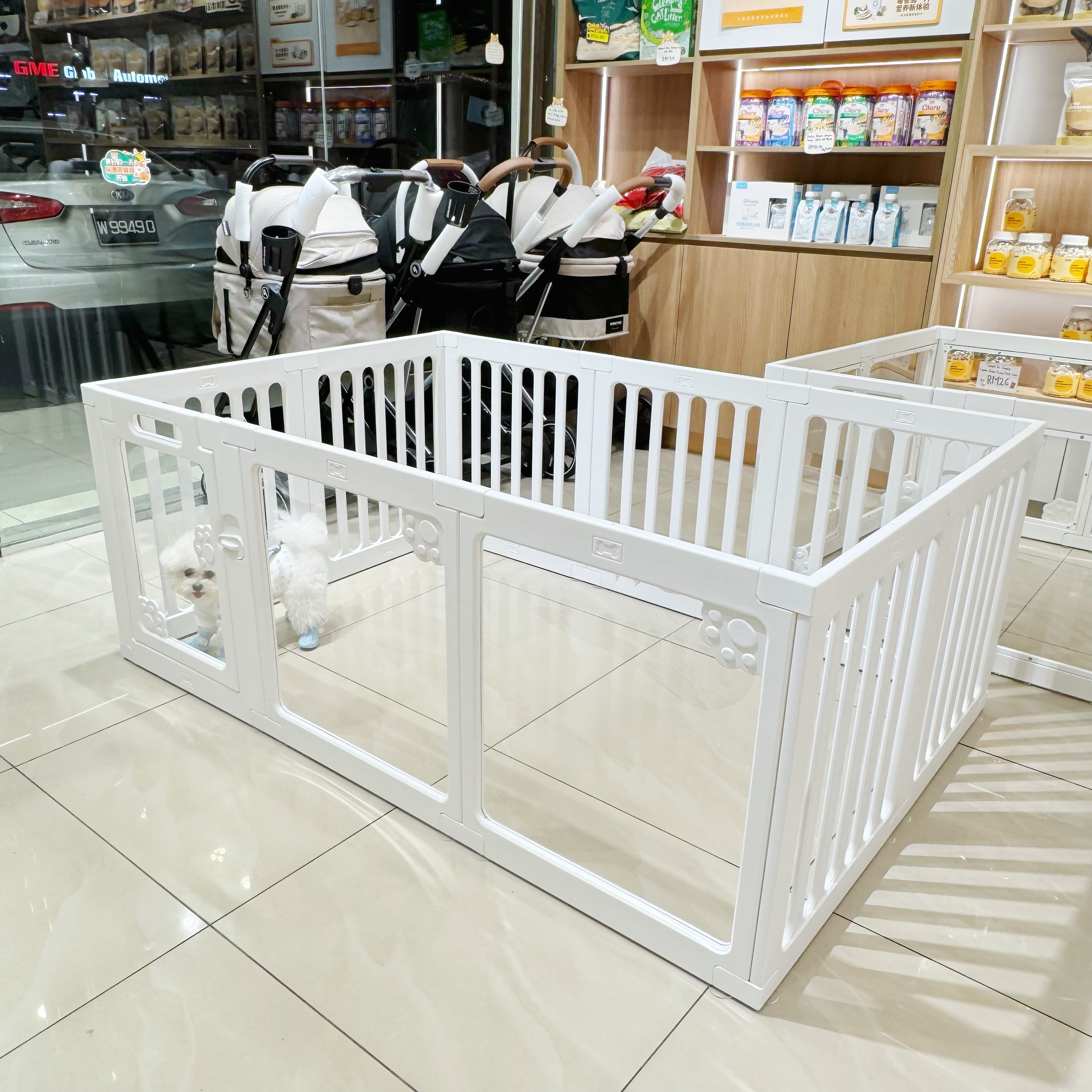 亚克力围栏 9+1门 100cm*150cm