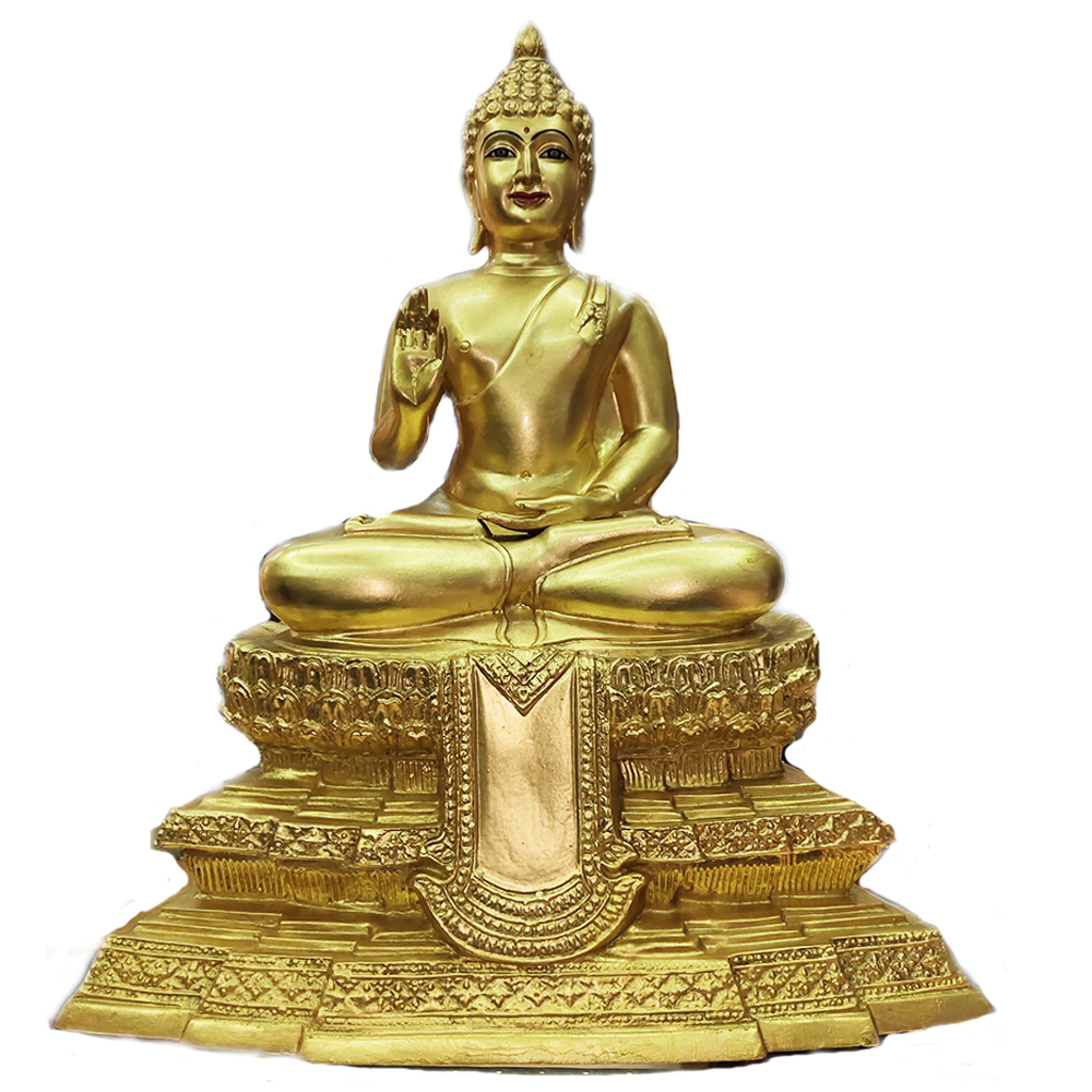 泰國成功佛{銅按金}45公分【十方】135484