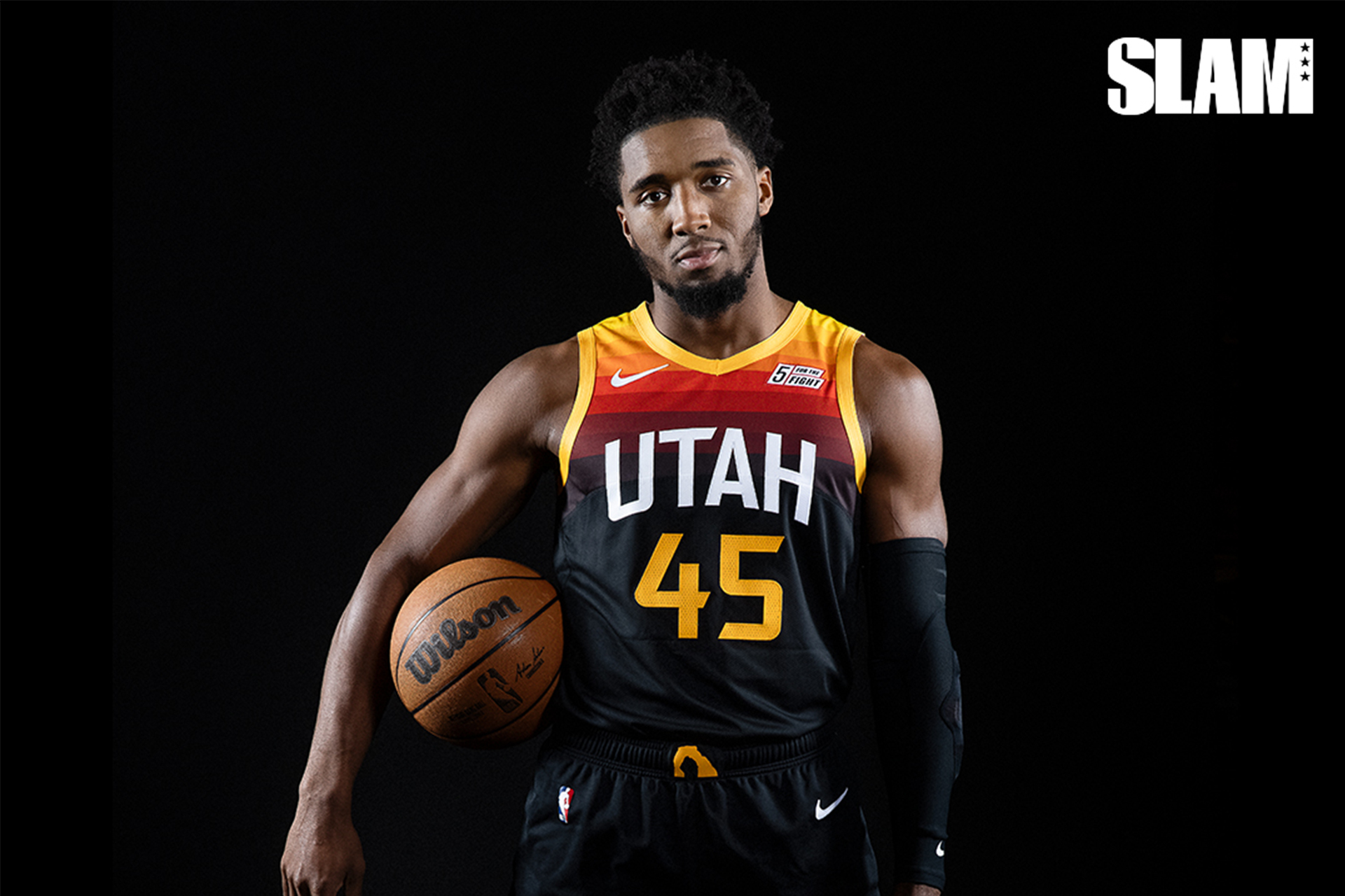 猶他爵士 城市版 球衣 #45 Utah Jazz 45 Mitchell 2020–21