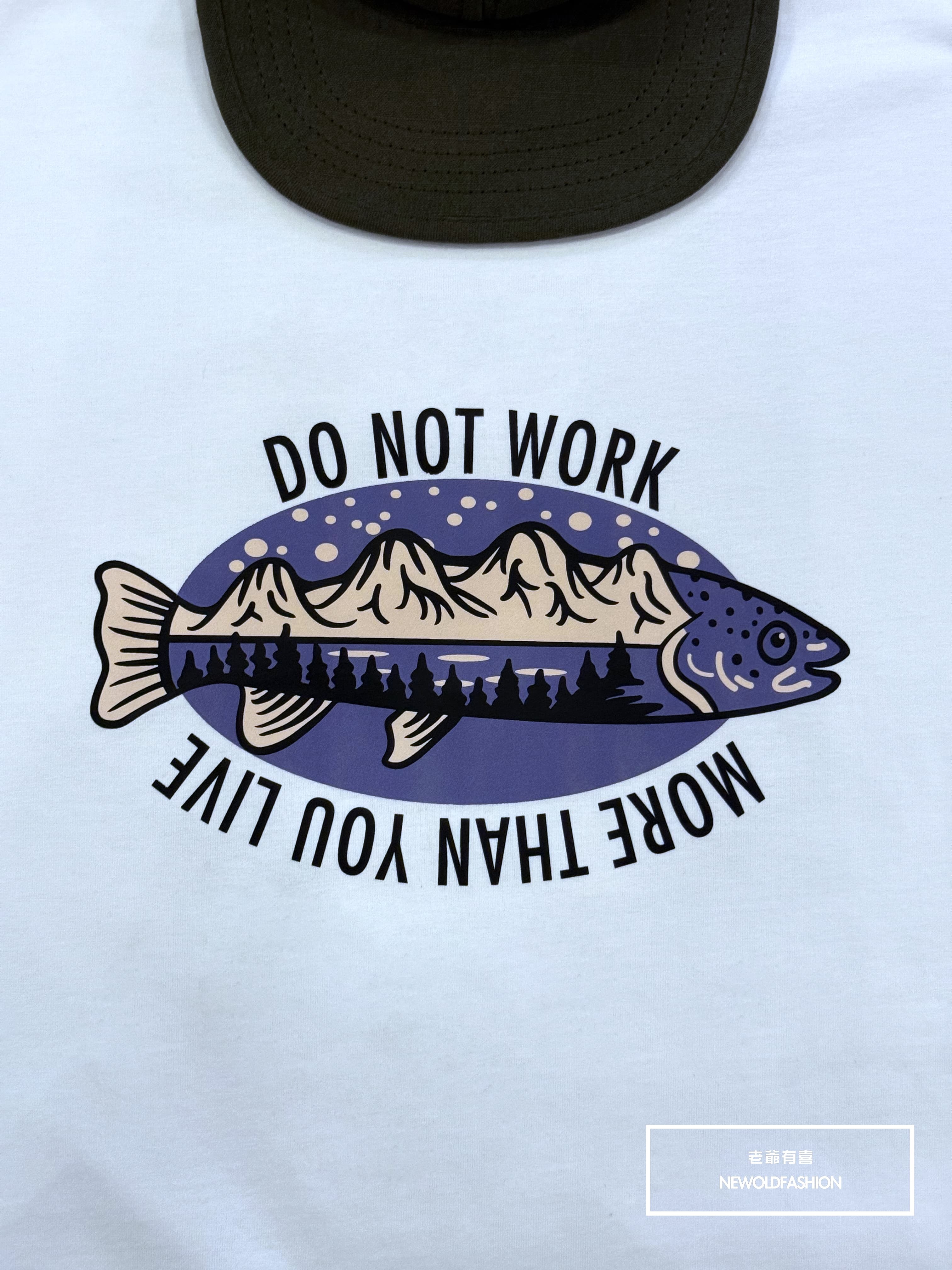 『新品上市』重磅work斑點魚短T(NOF25038173)-白