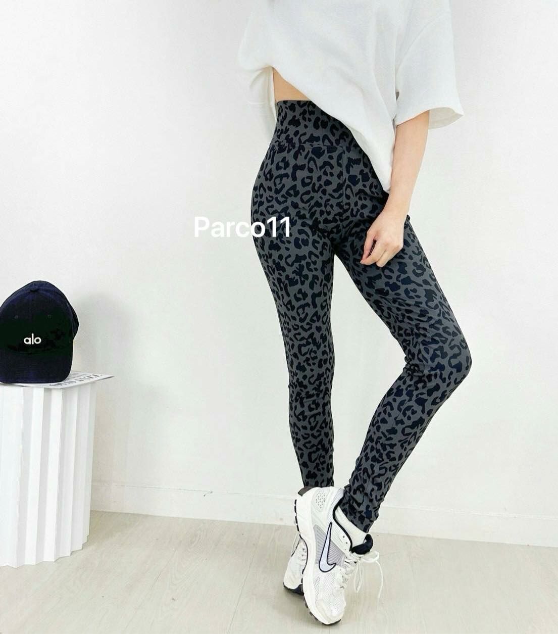 【狂野又性感的豹紋高腰運動褲】（現貨）