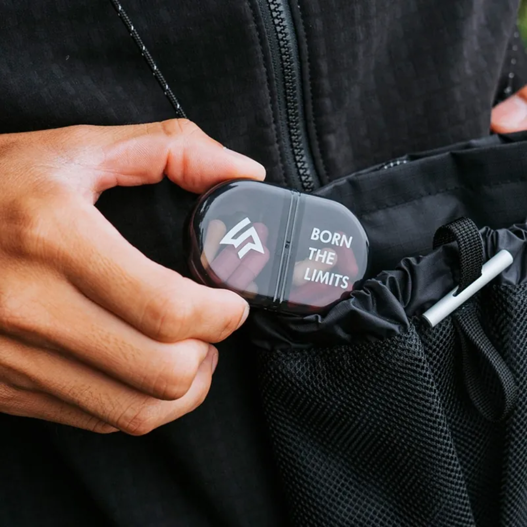 【UP Sport】運動膠囊雙開收納盒 / 霧黑