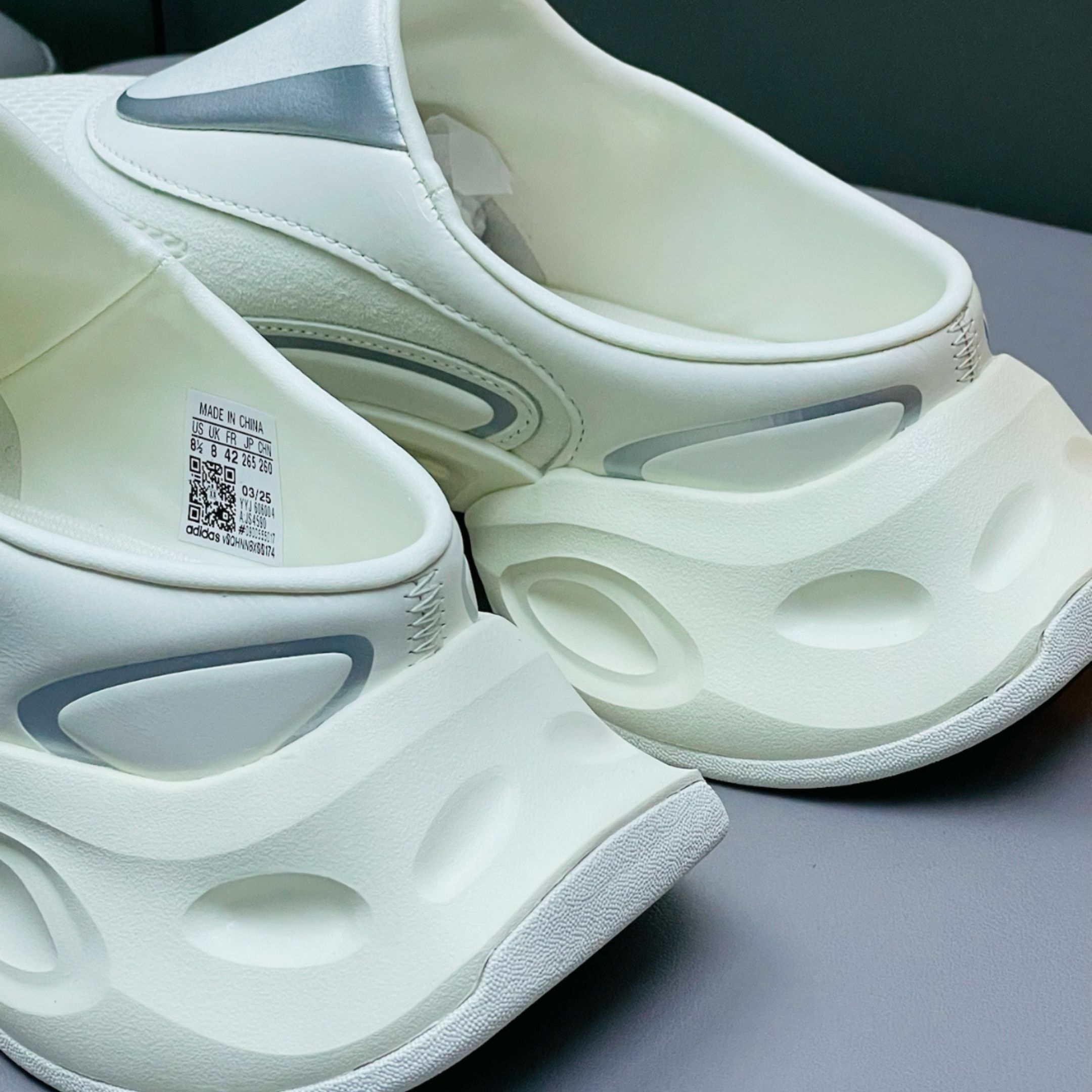 NICEDAY 代購 Adidas XLG Runner Mule FOS White 白色 米白 米 厚底 穆勒鞋 男鞋 女鞋 JS4590