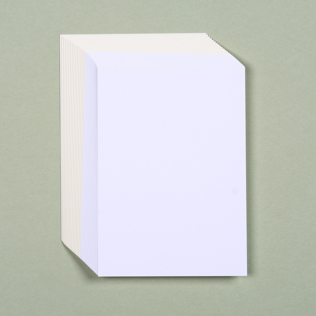 230磅 消光平滑蓋印卡 A6 30張 ｜一分之一工作室 臺灣