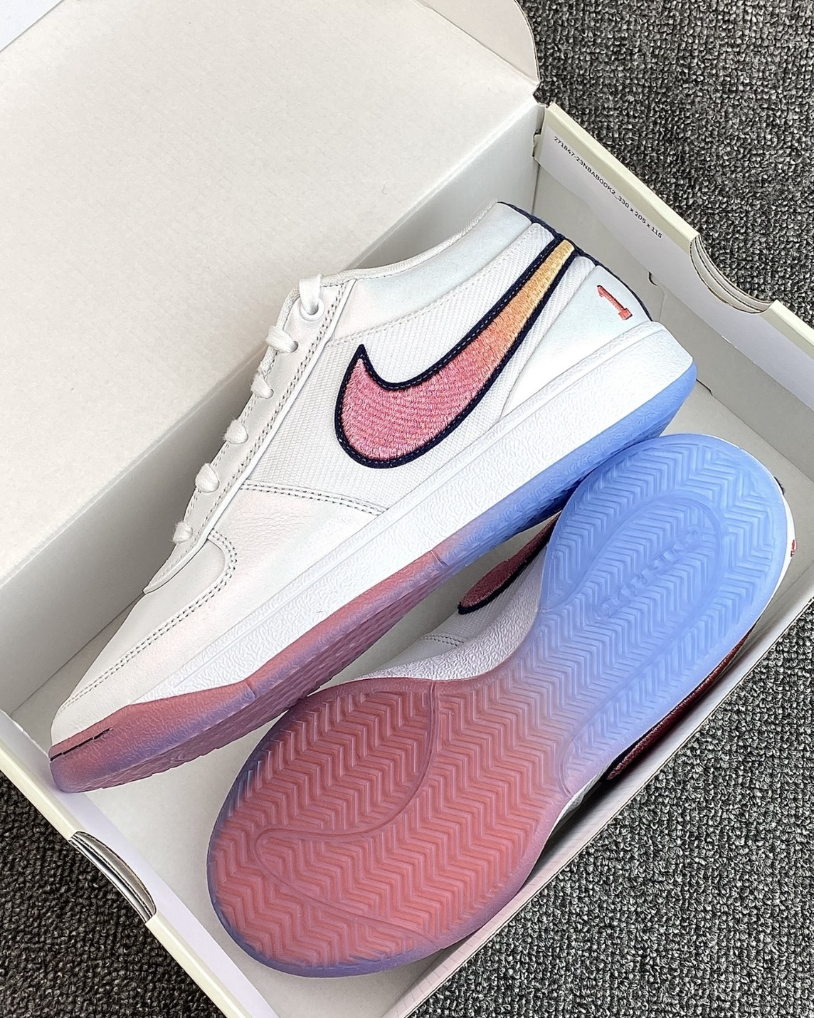 Nike Book 1 CHBL 中國高中聯賽 白彩虹 CHAPTER ONE 布克 實戰 籃球鞋 IH0893-100