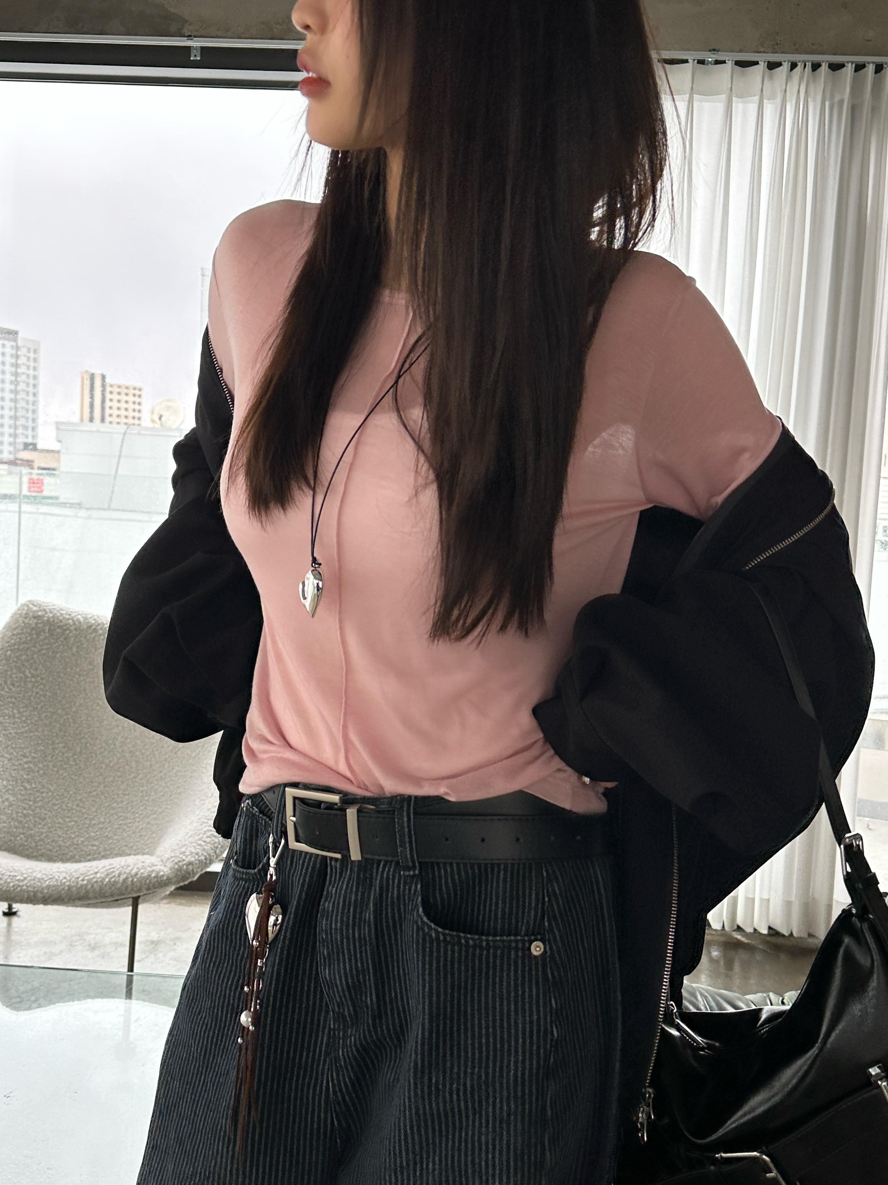 【現貨】K20 舒服棉 清爽防曬tee (粉)