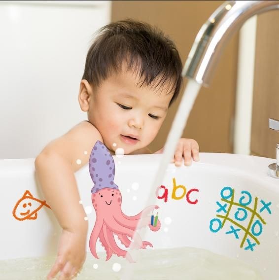 英國Mini U 沐浴蠟筆 (1盒6支)