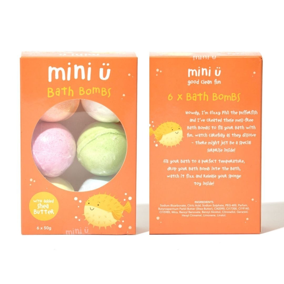 英國Mini U水果味沐浴球 (1盒6個 x 50g)