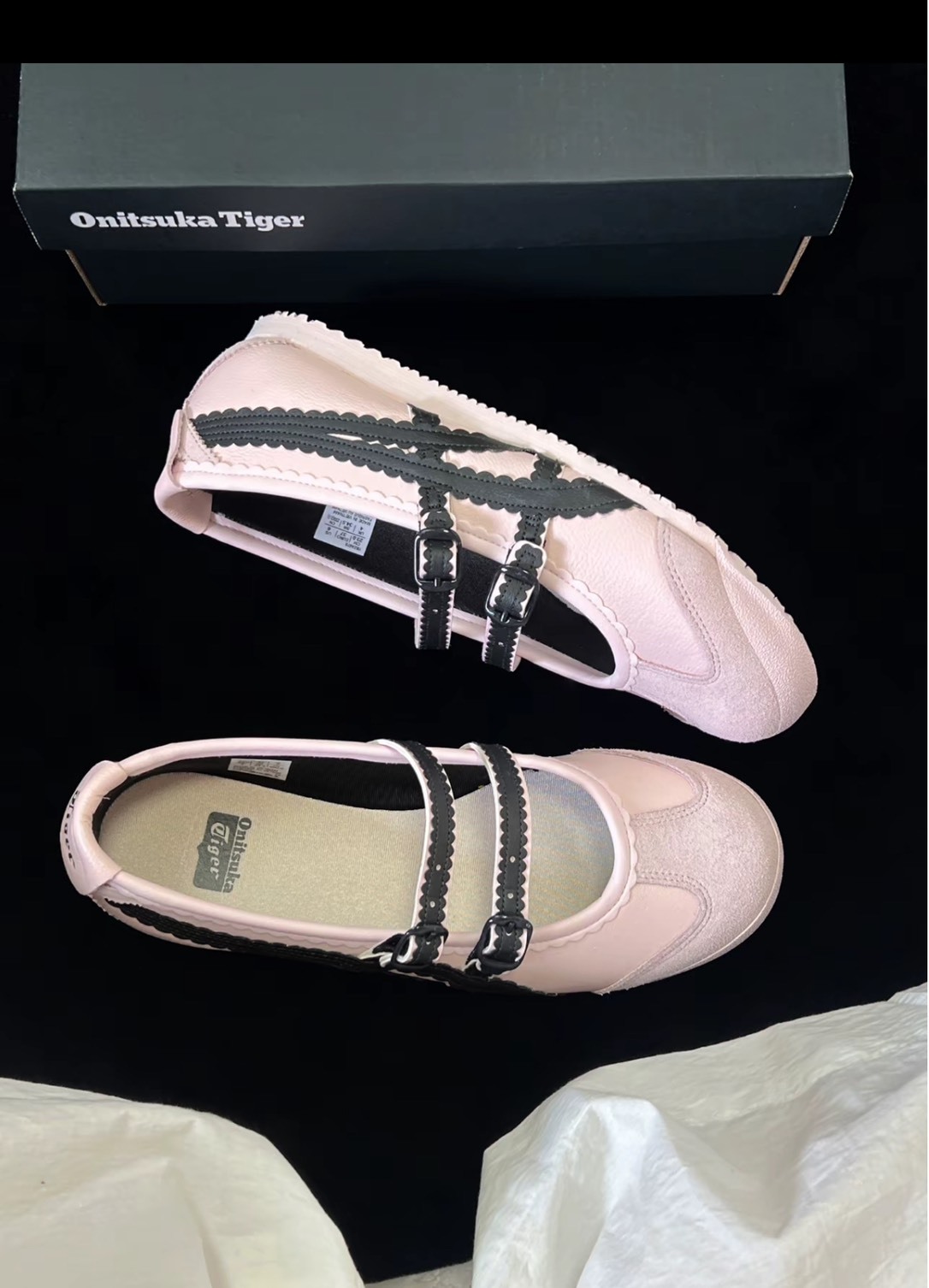 Onitsuka Tiger MEXICO 66 TGRS 粉色低幫休閒鞋（女款）